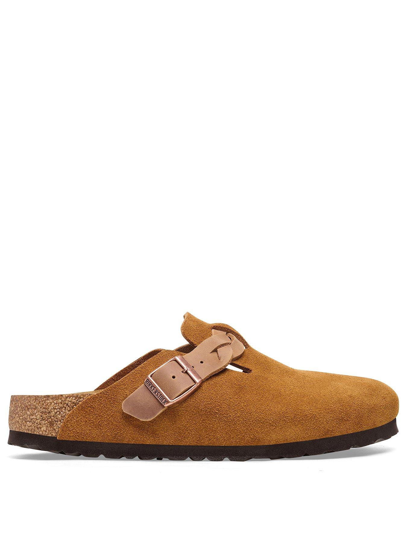 Image 2 of 4 of Birkenstock Boston Braided Suede Clog - Mink