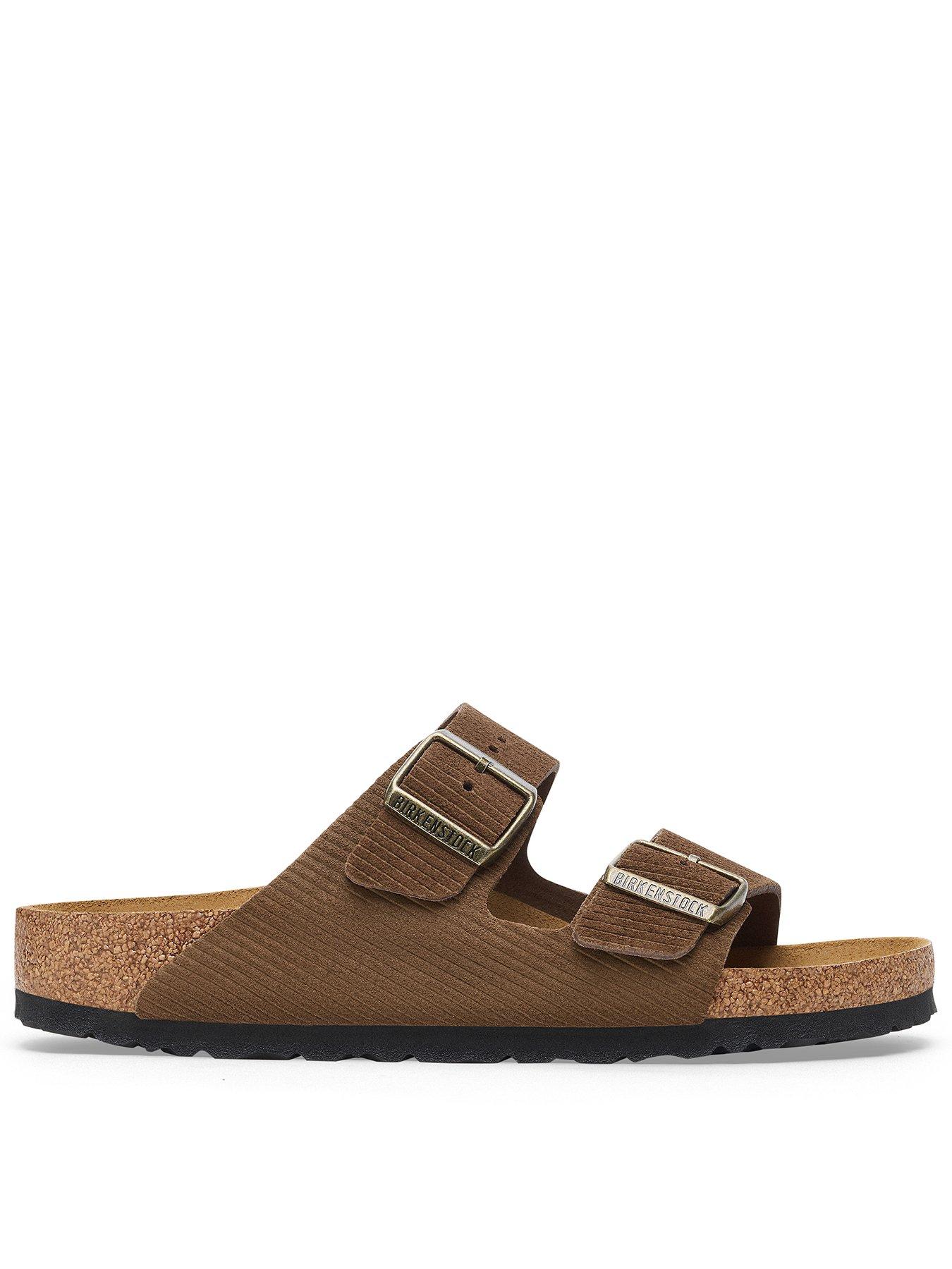 Birkenstock Arizona Suede Sandal - Dark Tea