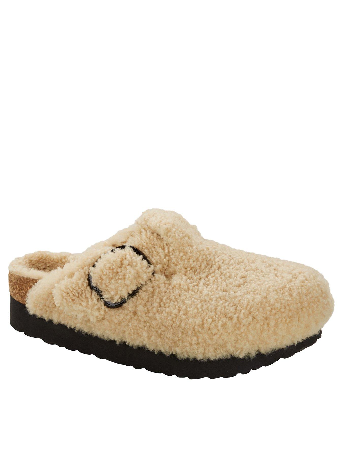 birkenstock-boston-big-buckle-platform-fur-eggshell