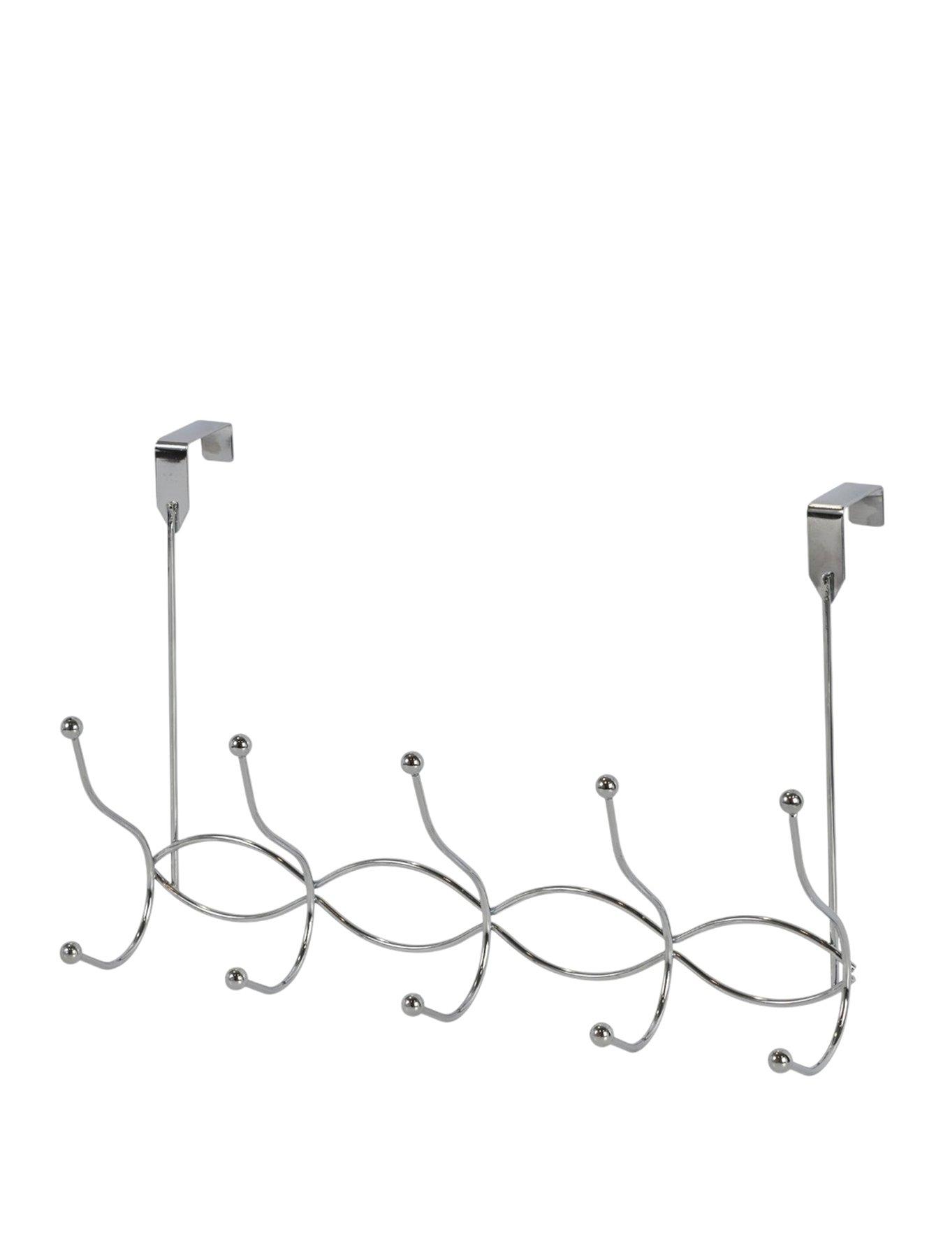 Showerdrape Waves Over Door Hooks Chrome