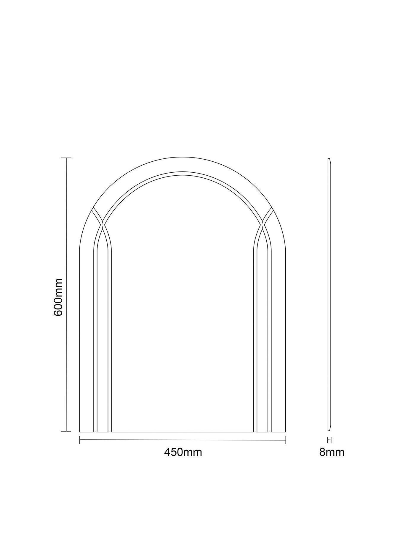 showerdrape-soho-diamond-cut-arch-mirror-60-x-45cmstillFront