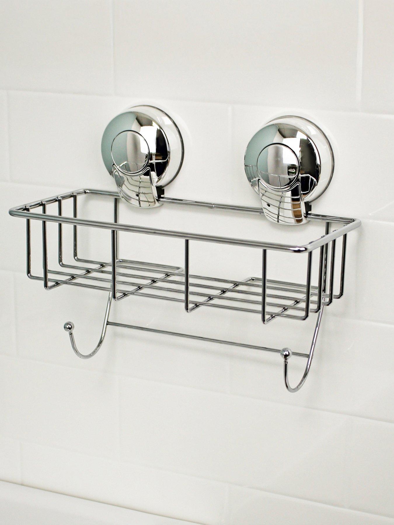 showerdrape-suctionloc-chrome-sponge-shower-basket