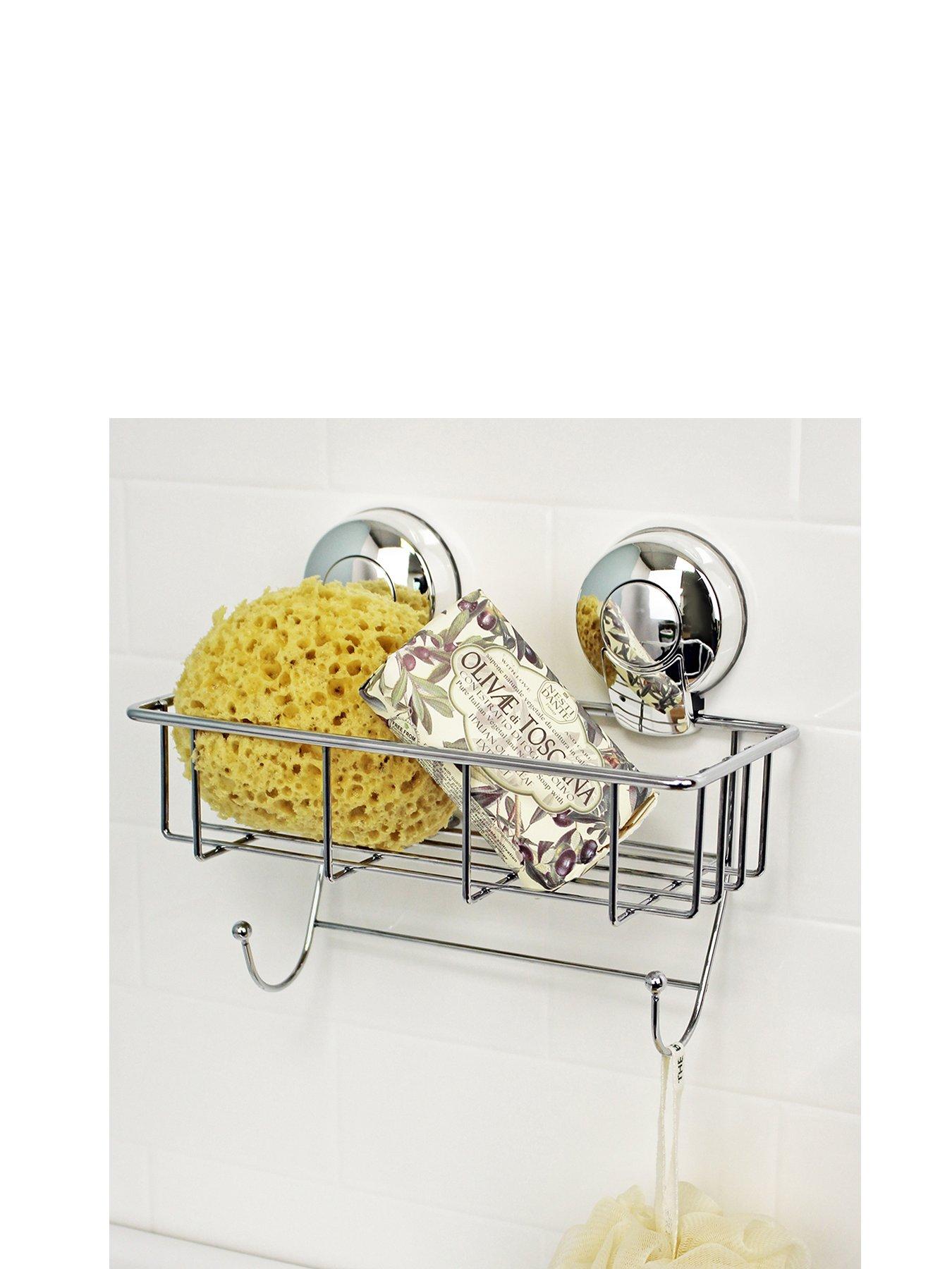 showerdrape-suctionloc-chrome-sponge-shower-basketstillFront