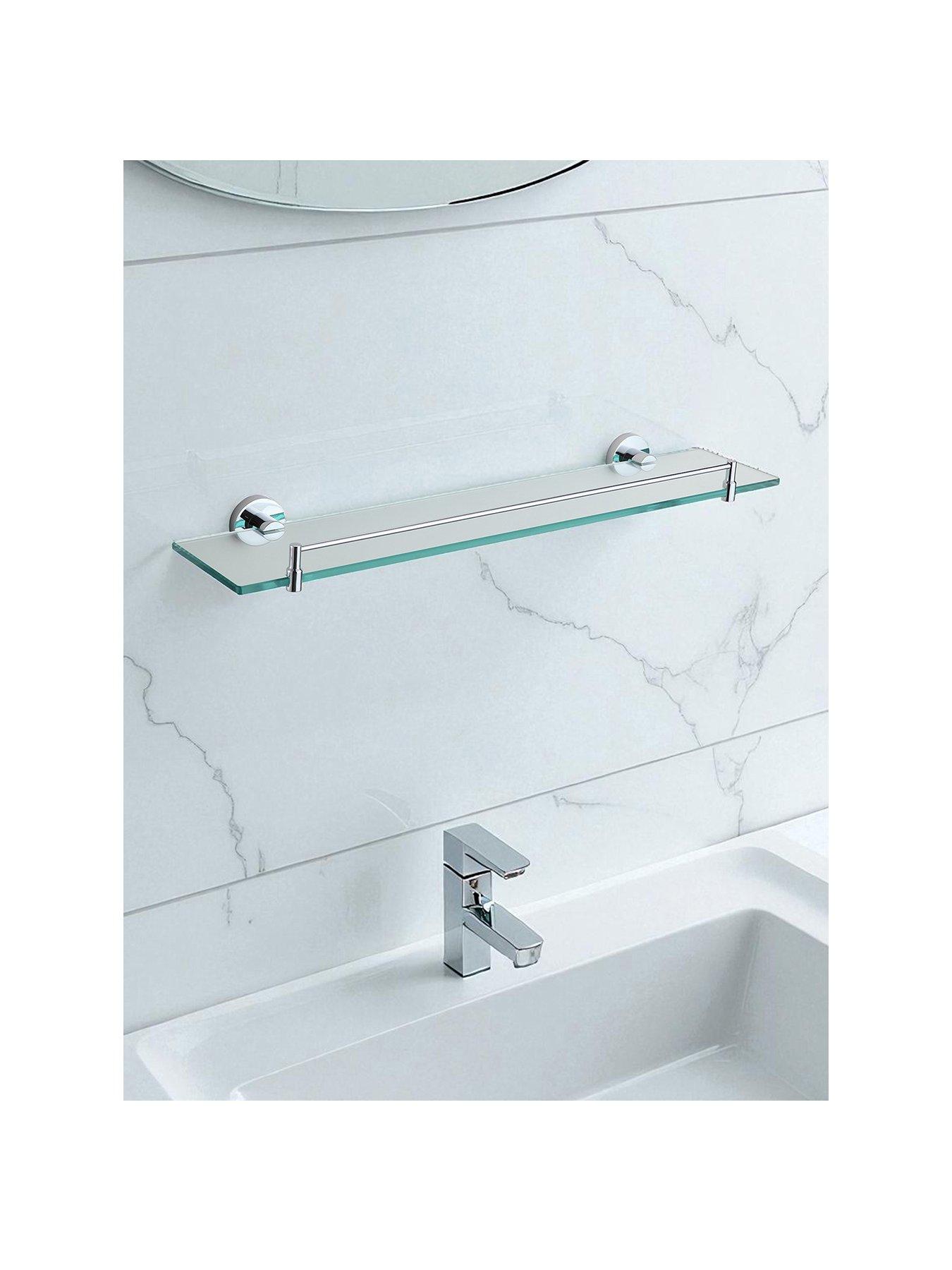 Image 1 of 3 of Showerdrape Modernity Black Wall Mounted Vanity Shelf