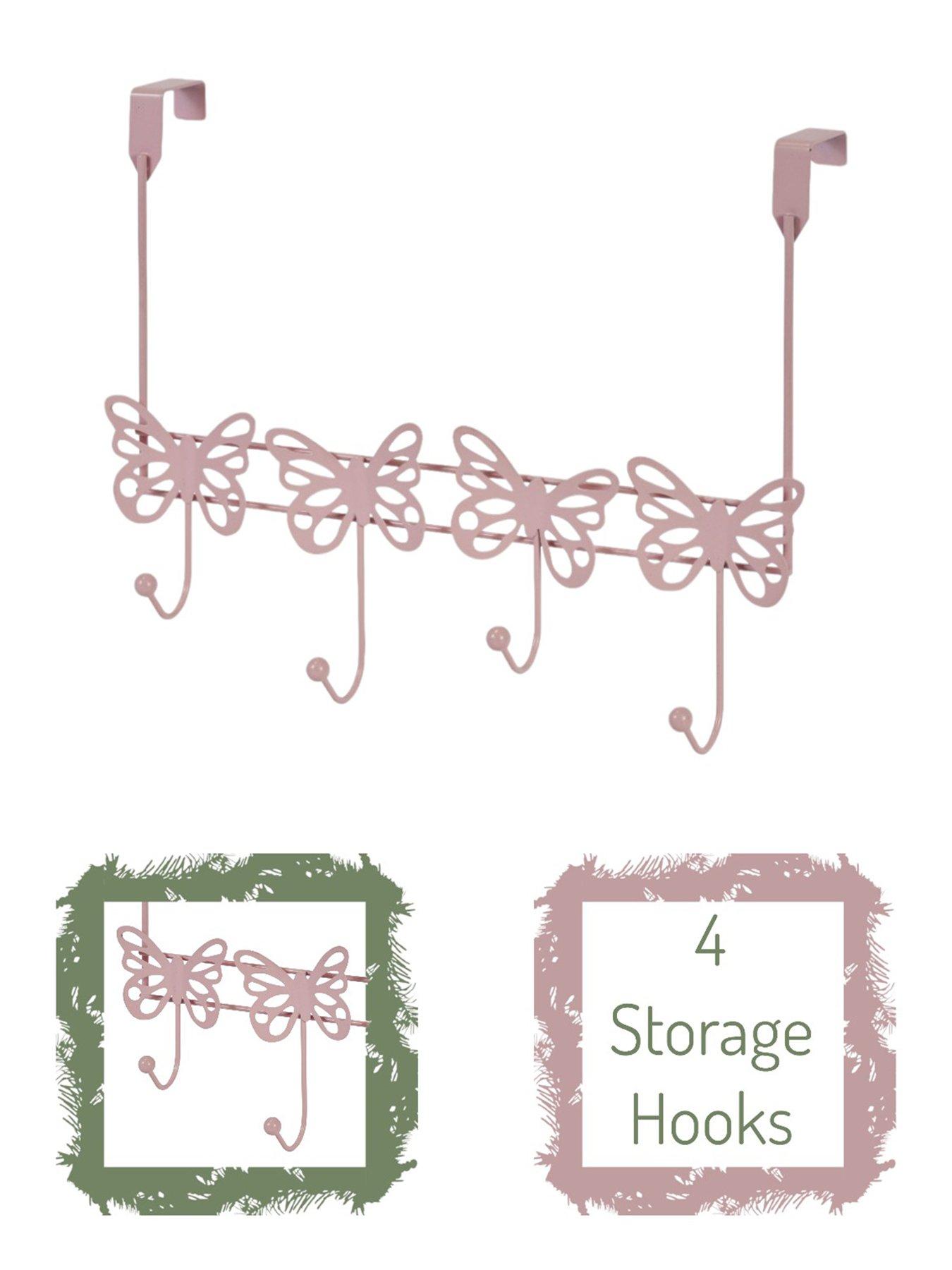 showerdrape-butterflies-over-door-hooks-pinkstillFront