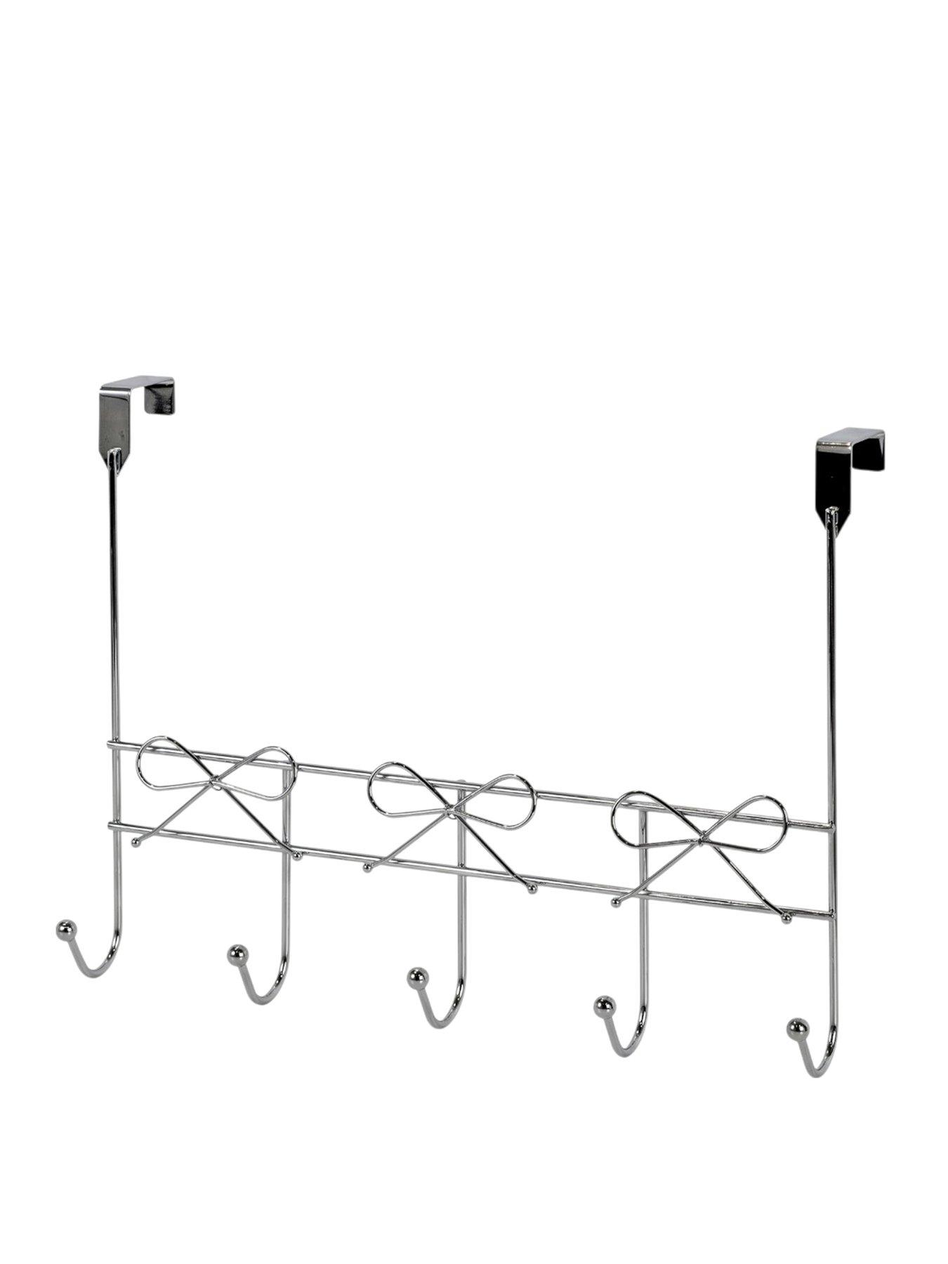 Showerdrape Bows Over Door Hooks Chrome