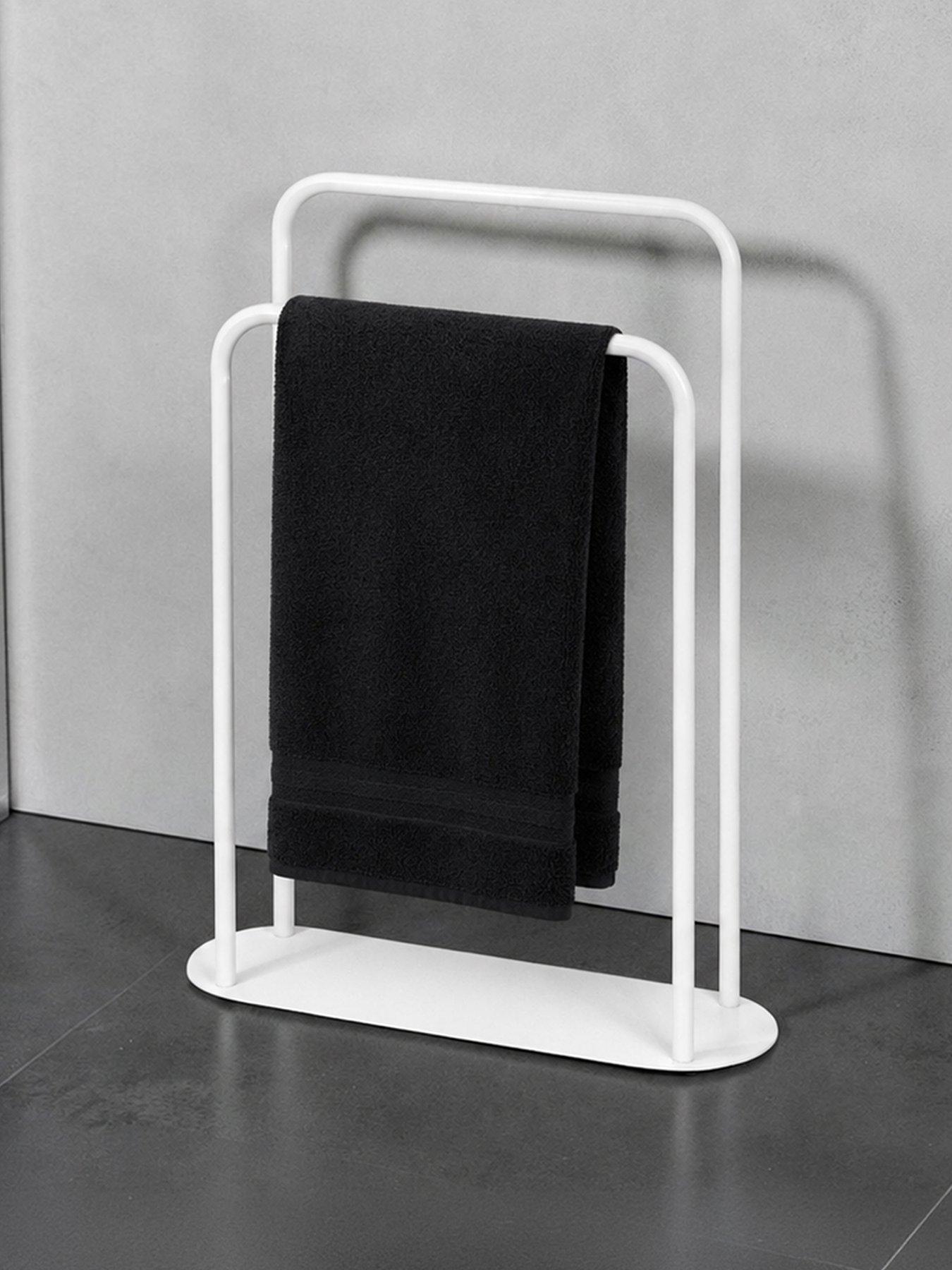 showerdrape-aspen-towel-stand-black