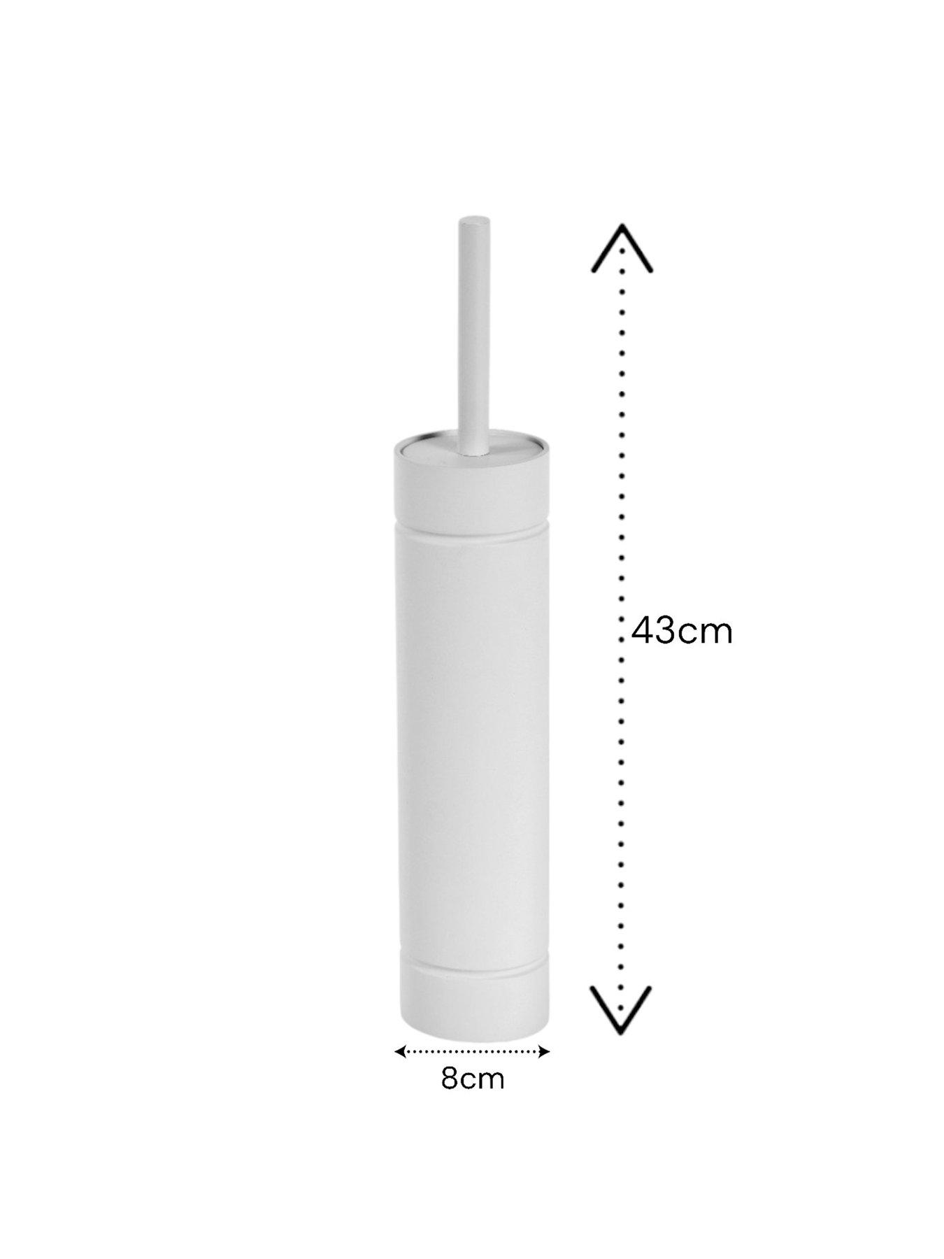 Image 2 of 3 of Showerdrape Draco Black Slimline Toilet Brush &amp; Holder