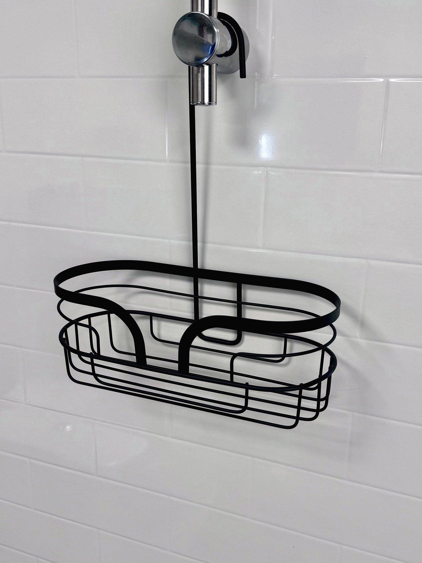 Showerdrape Dante Mini Shower Caddy Black