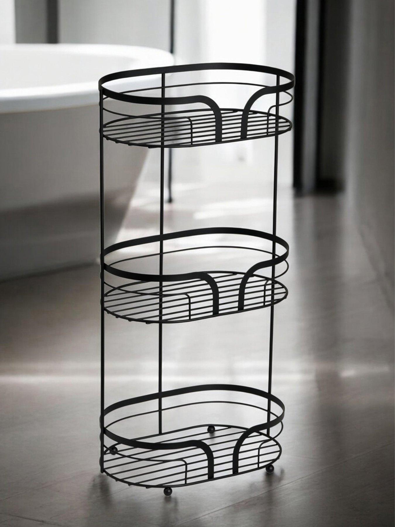 showerdrape-dante-bathroom-storage-floor-caddy-black