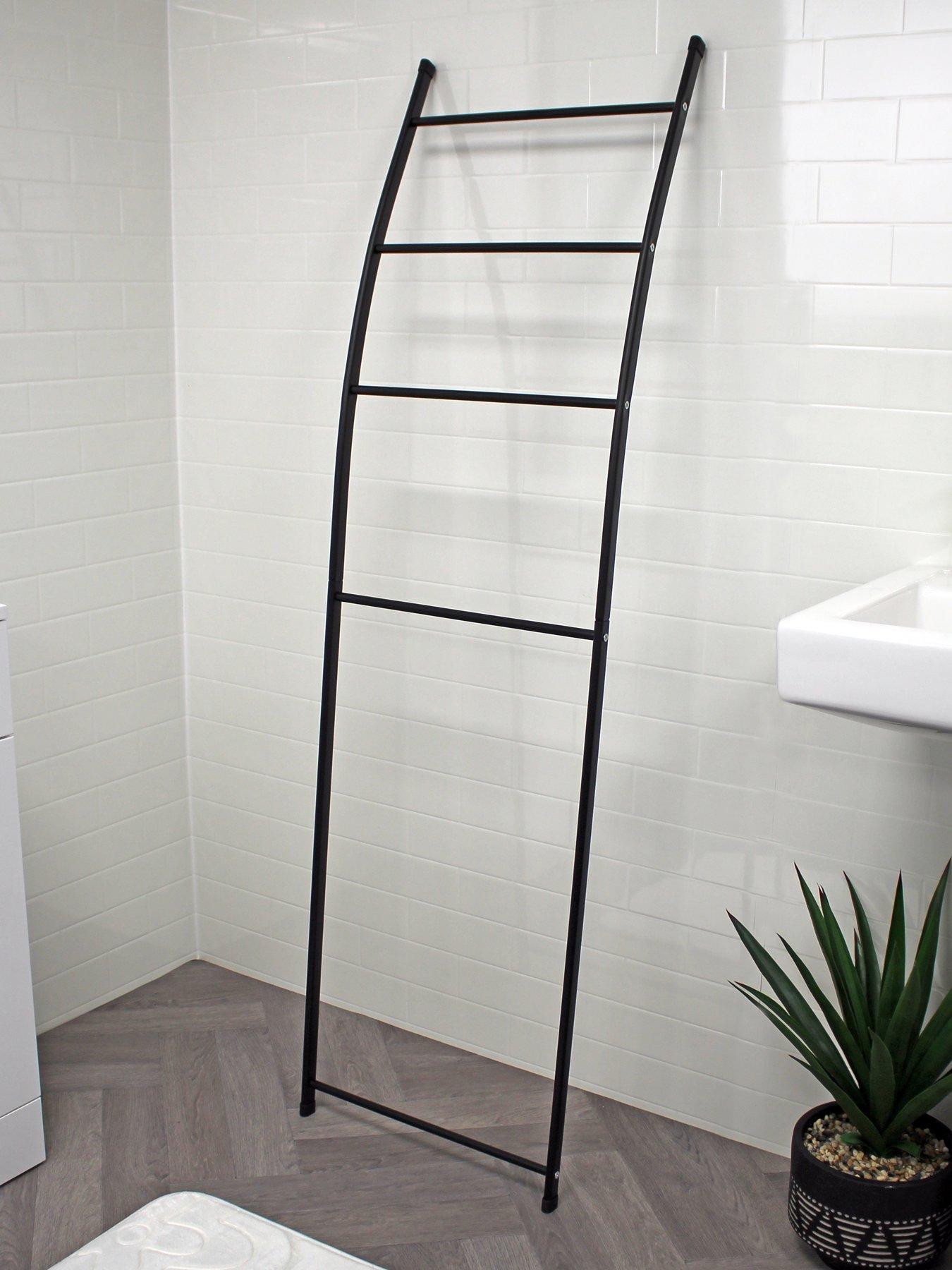 Showerdrape Apex Towel Ladder Black