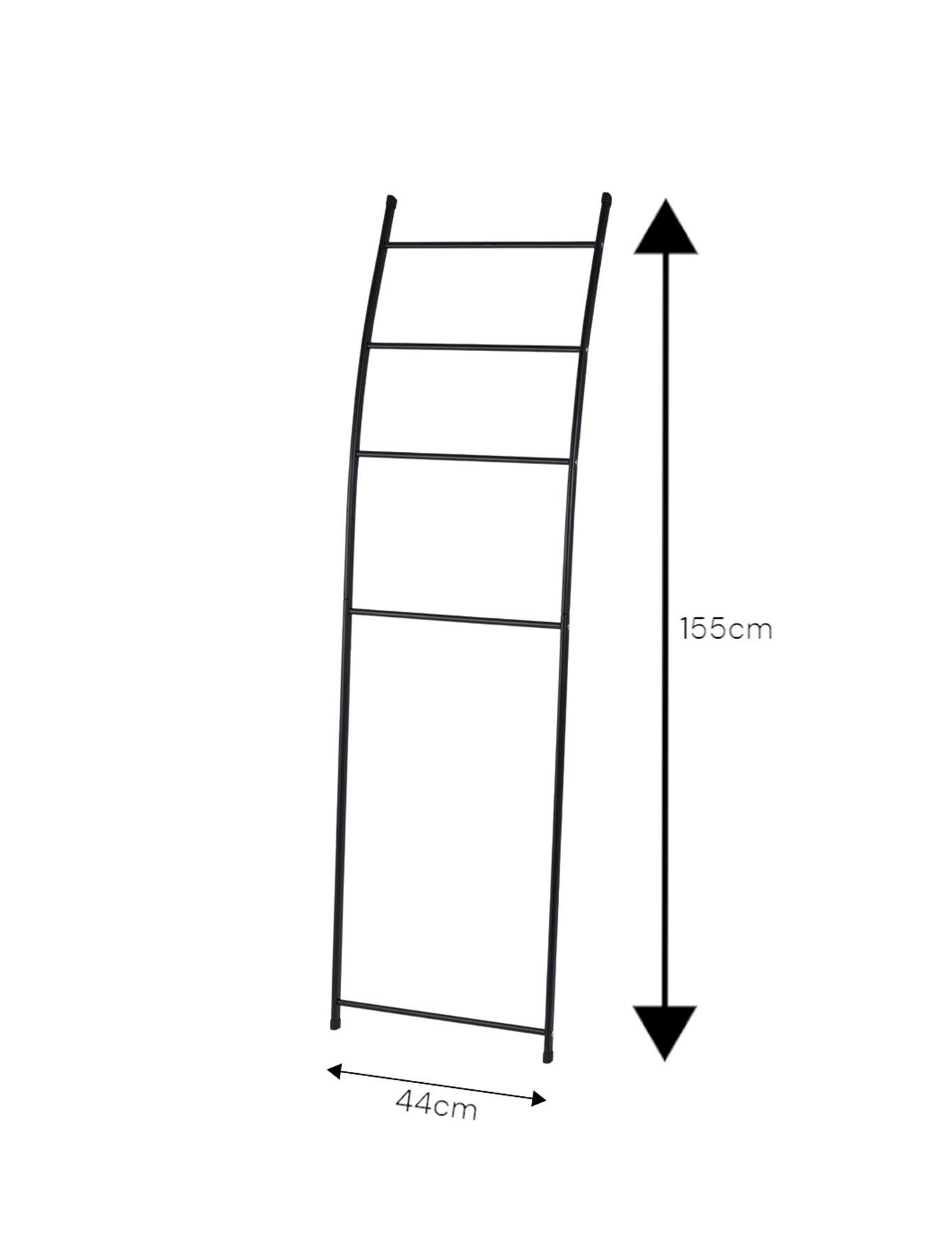 Image 3 of 3 of Showerdrape Apex Towel Ladder Black