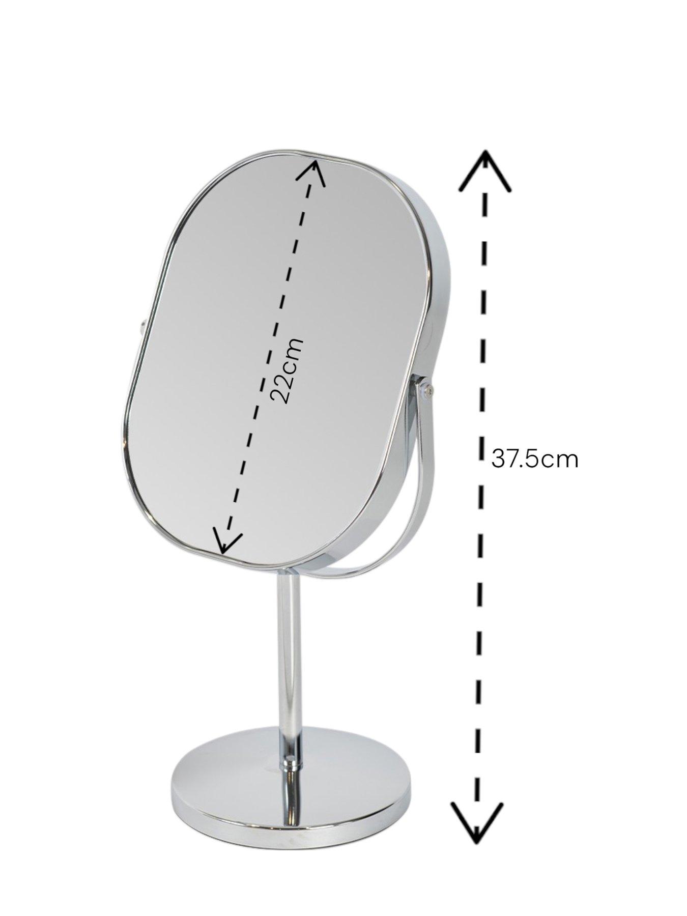 Image 3 of 3 of Showerdrape Nikon 3x Magnifying Chrome Oval Vanity Mirror