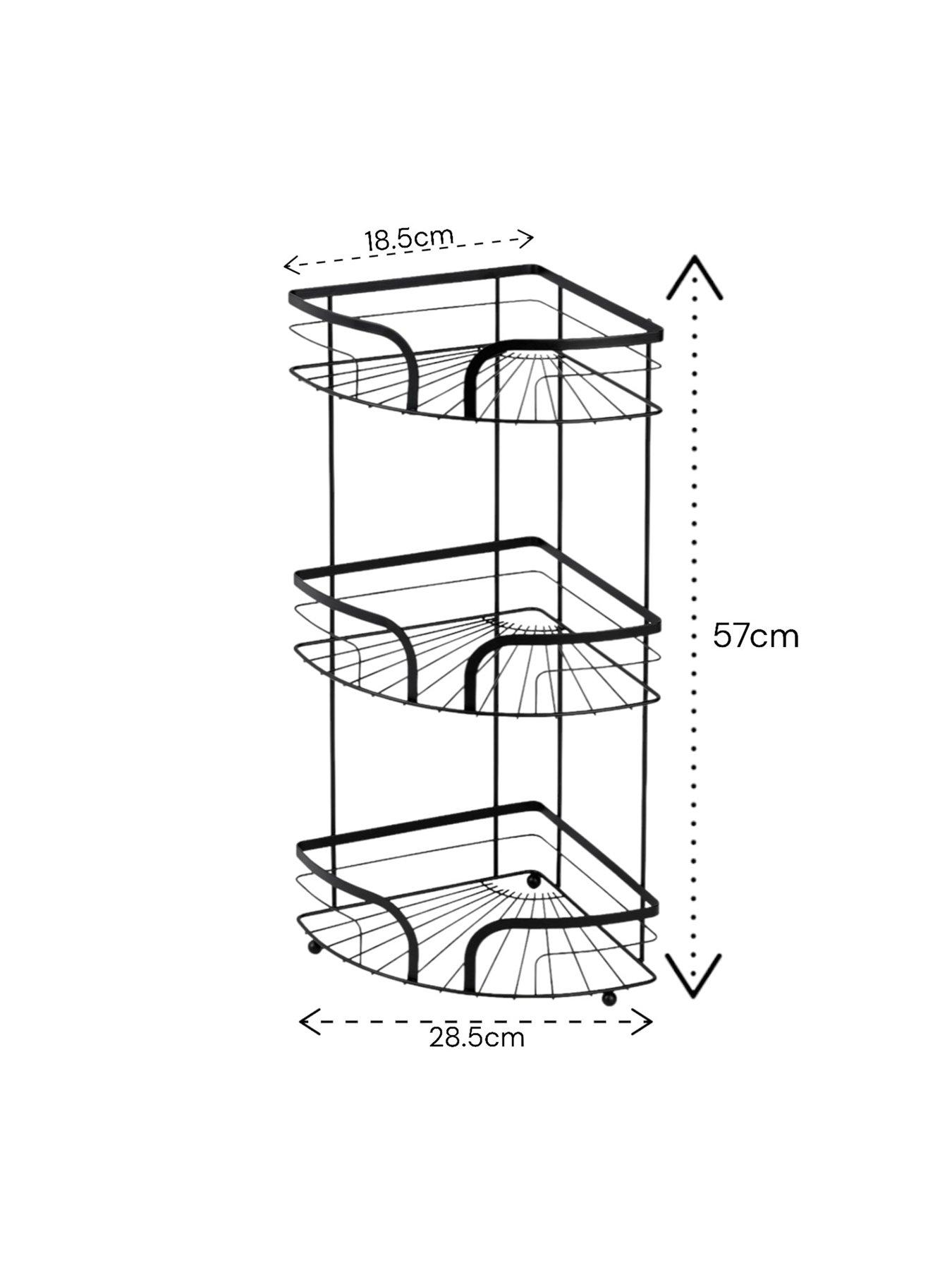 showerdrape-dante-corner-floor-caddy-blackback