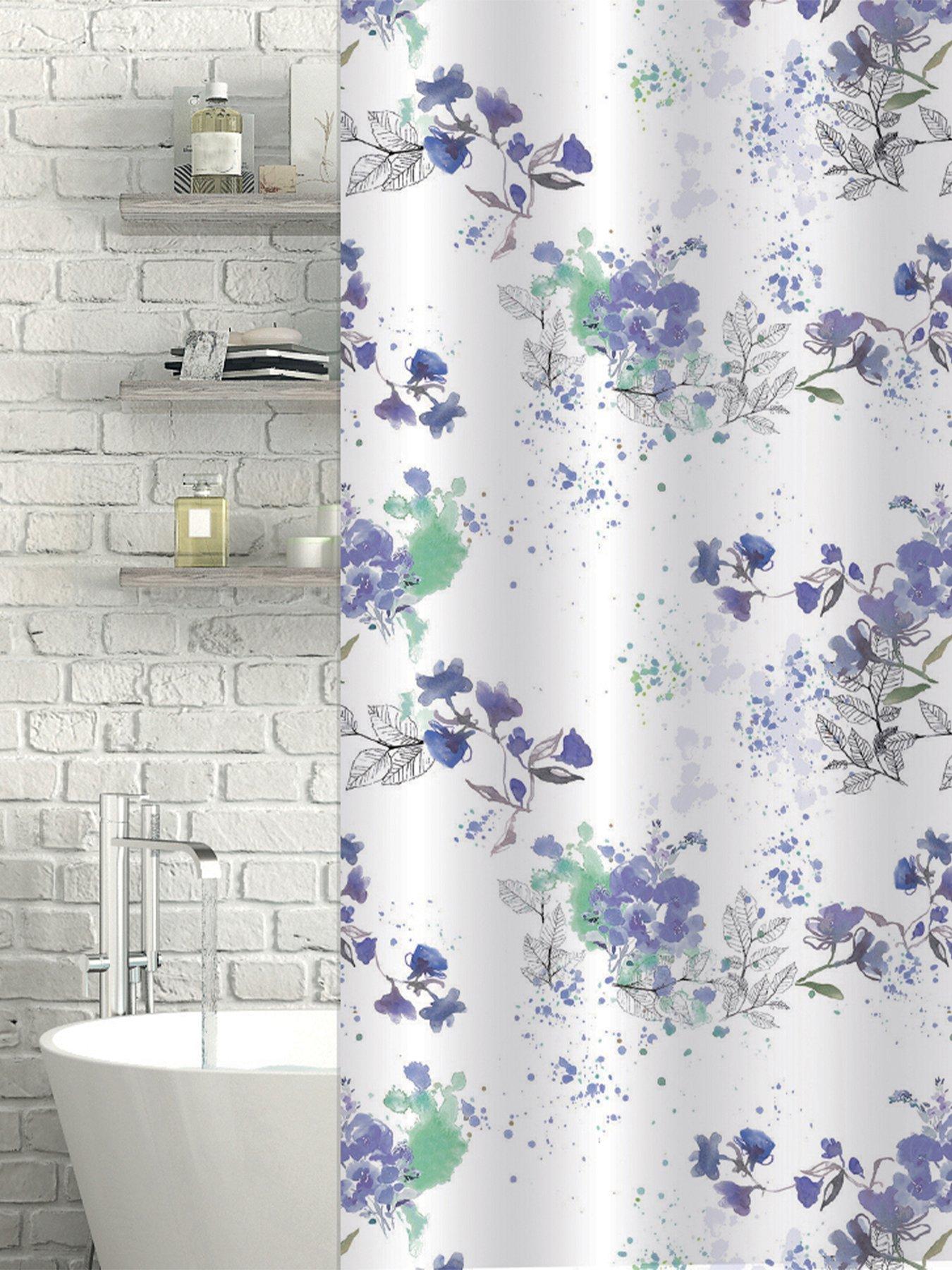 Showerdrape Bouquet Lilac Floral Shower Curtain