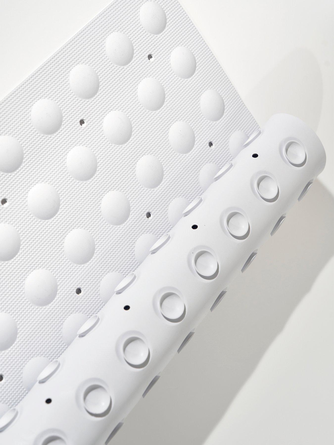 Image 3 of 4 of Showerdrape Orbit White Anti Slip Bath Mat 70cm x 40cm