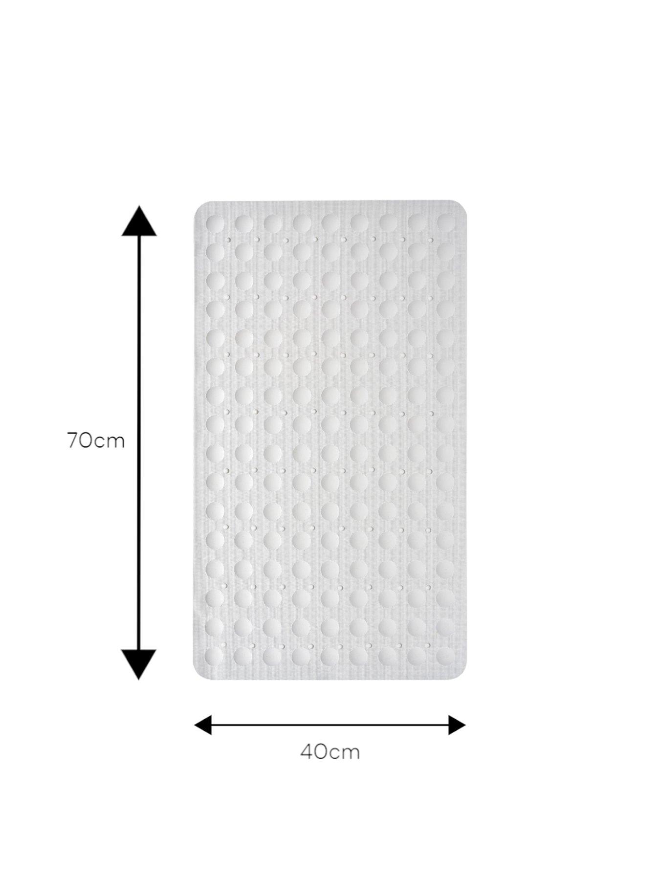 Image 4 of 4 of Showerdrape Orbit White Anti Slip Bath Mat 70cm x 40cm