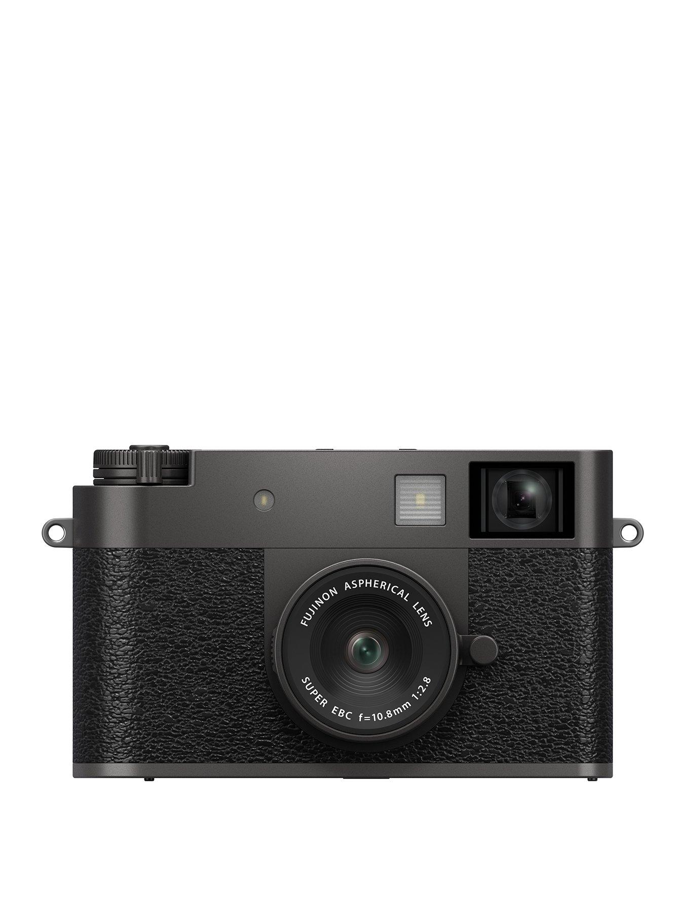 Fujifilm Fujifilm X Half 17MP Premium Fixed Lens Compact Digital Camera - Charcoal