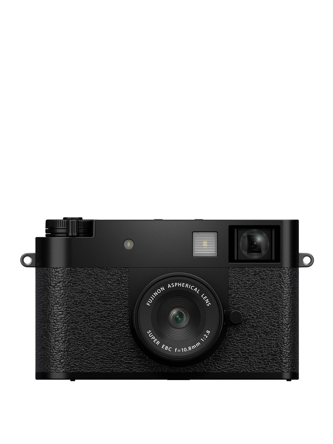 Fujifilm Fujifilm X Half 17MP Premium Fixed Lens Compact Digital Camera - Black