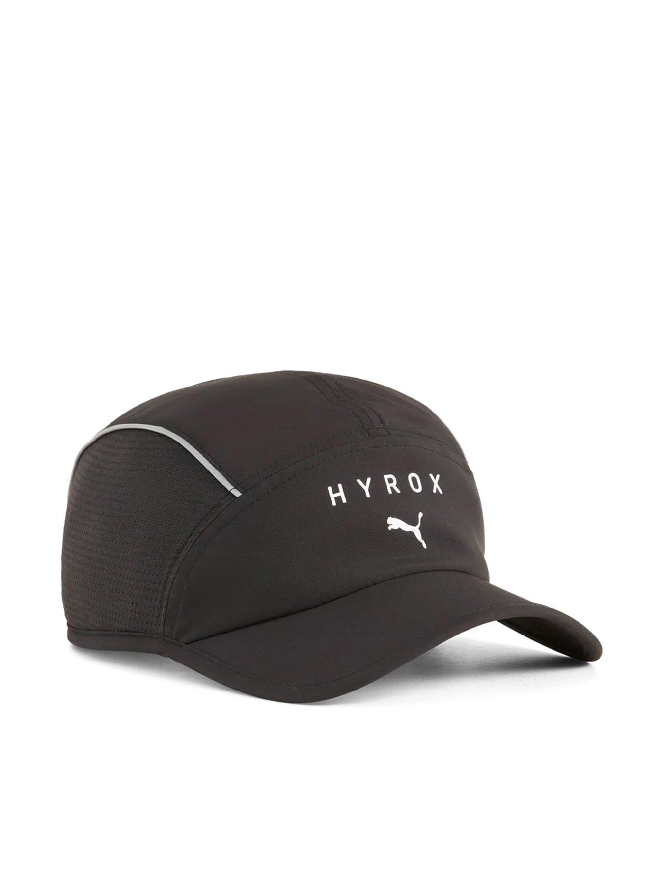 puma-unisex-x-hyrox-short-visor-5-panel-cap-black