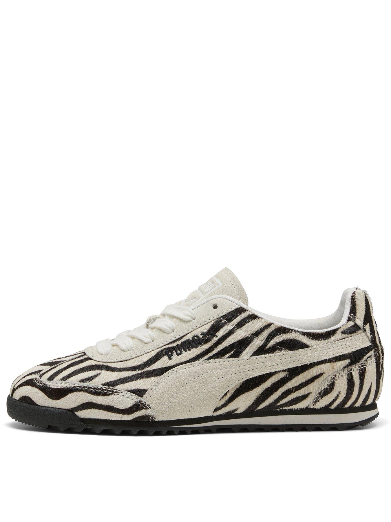 Puma Unisex Arizona Zebra Trainer - Black/White