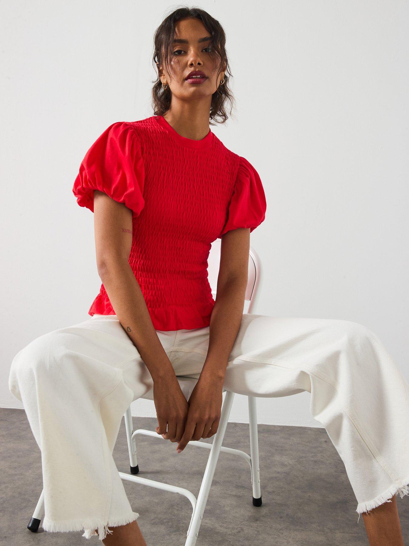 AllSaints Dael Top - Red