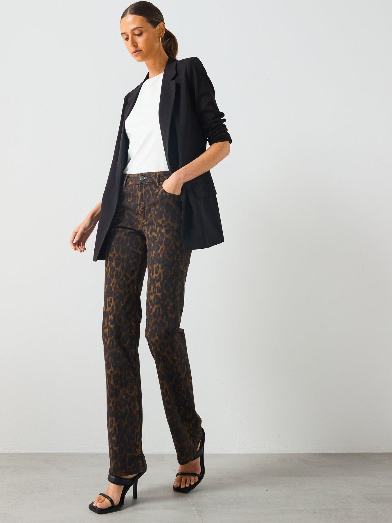 allsaints-haldan-slim-bootcut-jeans-dark-brownback
