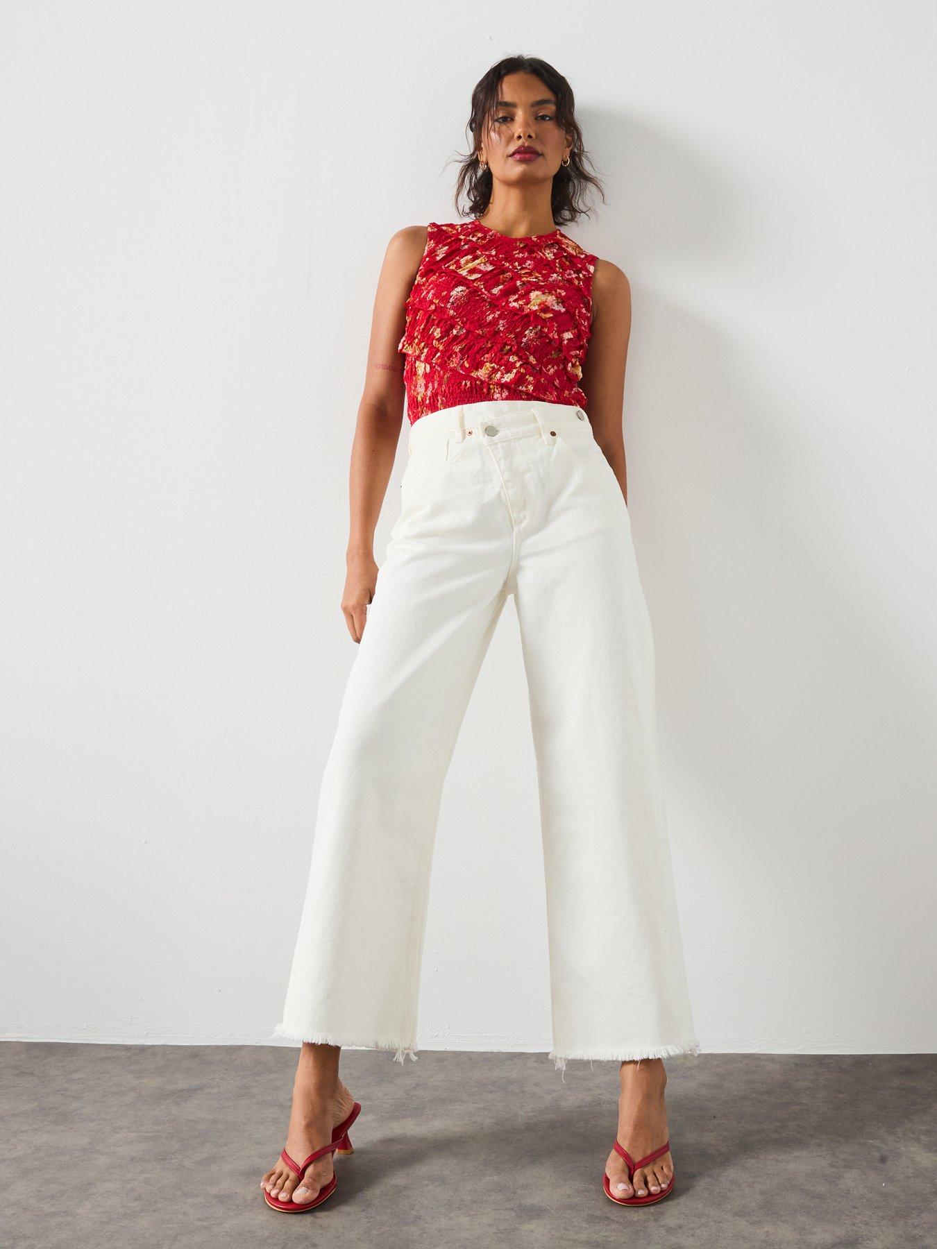 Image 3 of 6 of AllSaints Nysa Top - Red