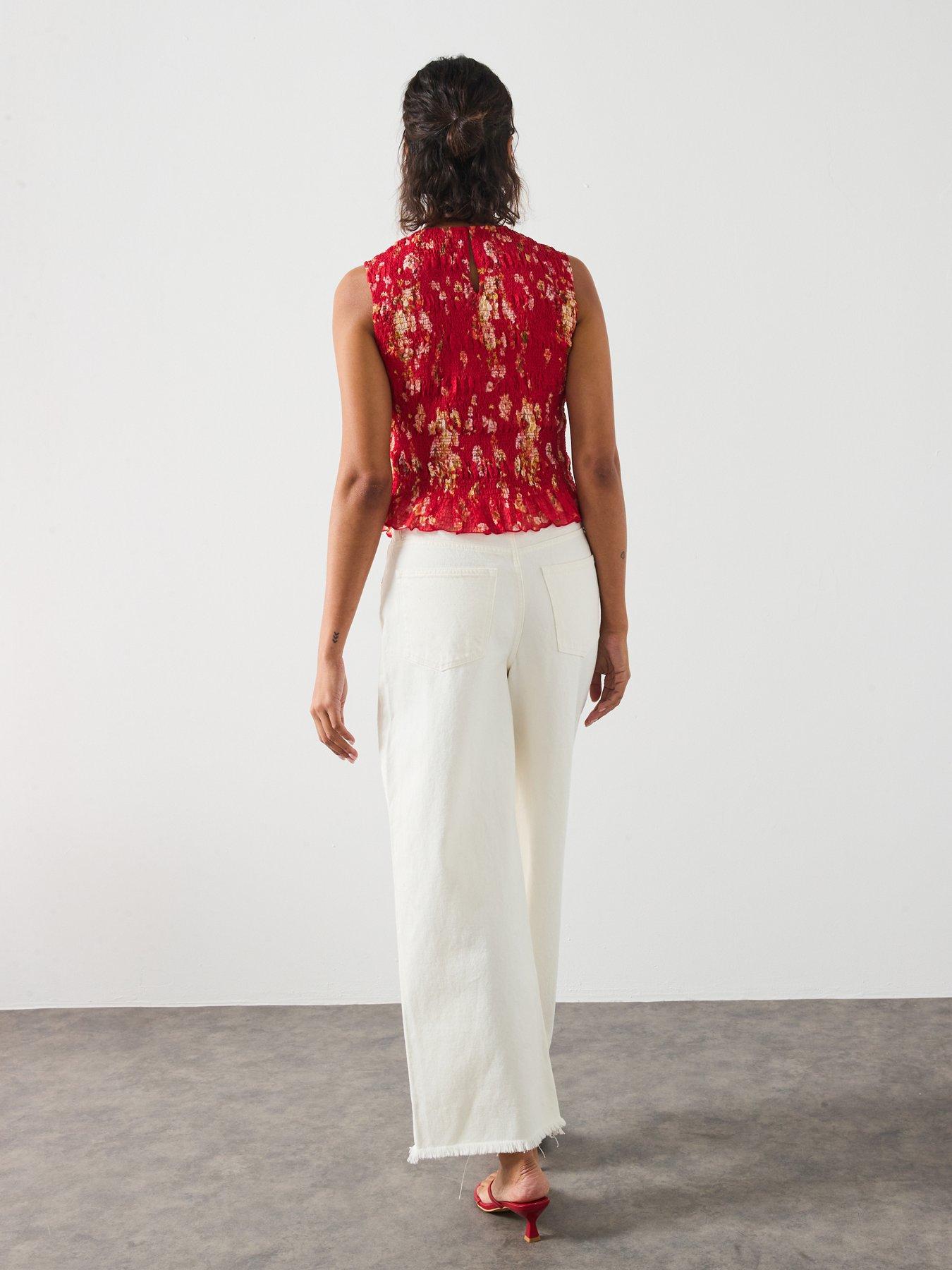 Image 5 of 6 of AllSaints Nysa Top - Red