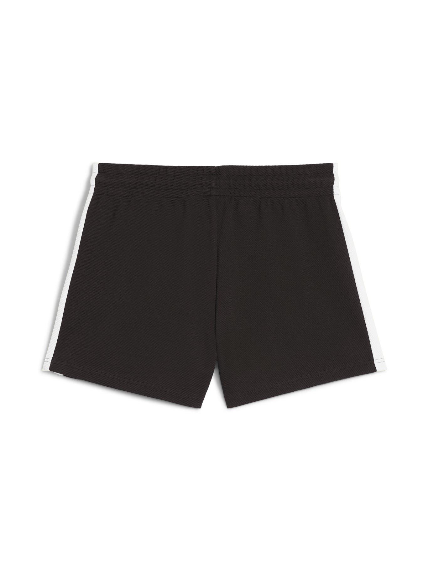 Image 5 of 5 of Puma Womens T7 Pintuck Shorts 4Inch - Black