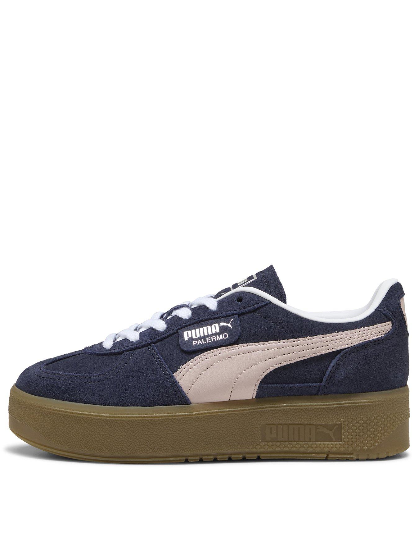 Image 1 of 6 of Puma Women's Palermo Elevata Trainers - Navy