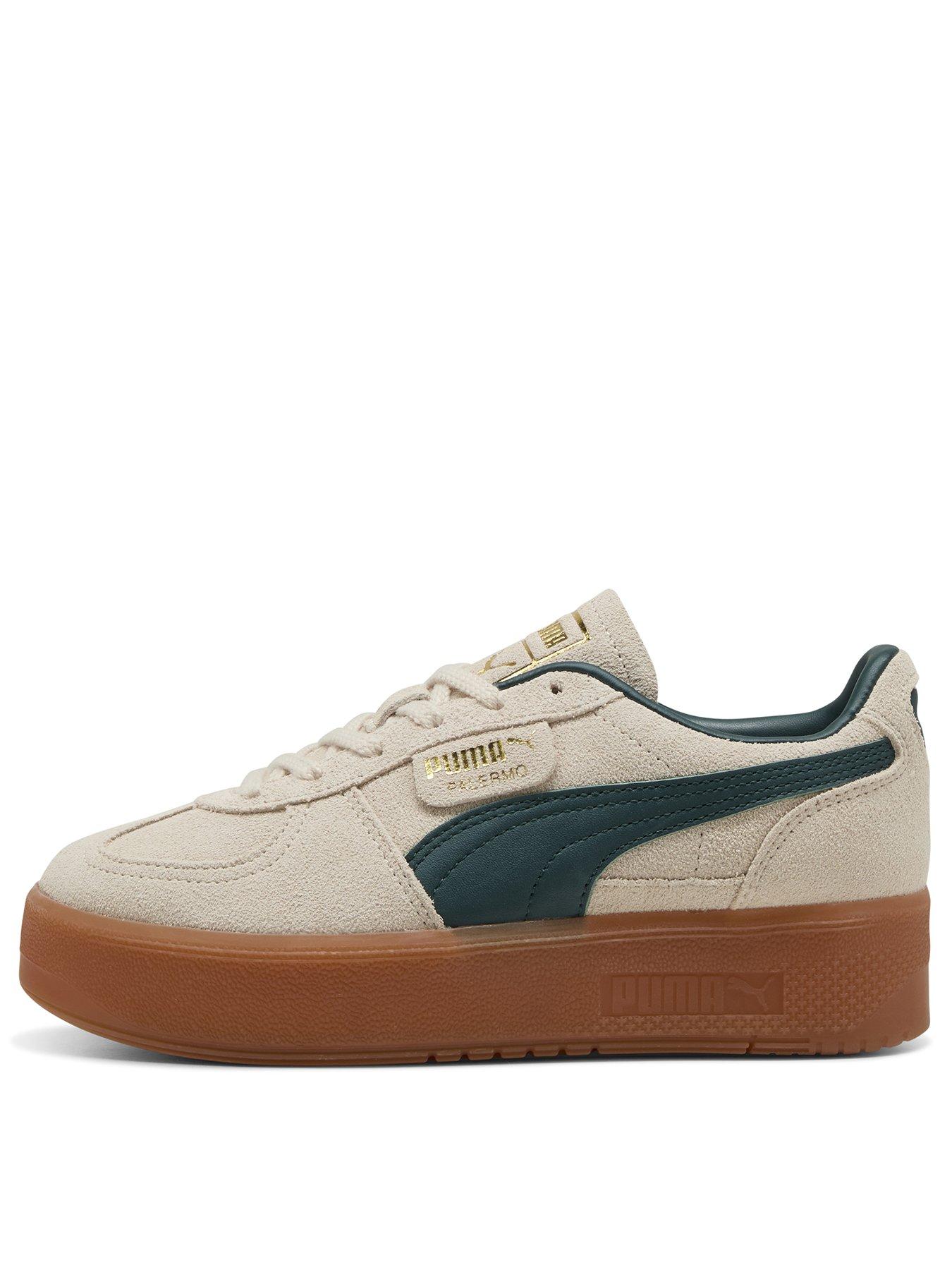 Image 1 of 6 of Puma Women's Palermo Elevata Trainers - Green