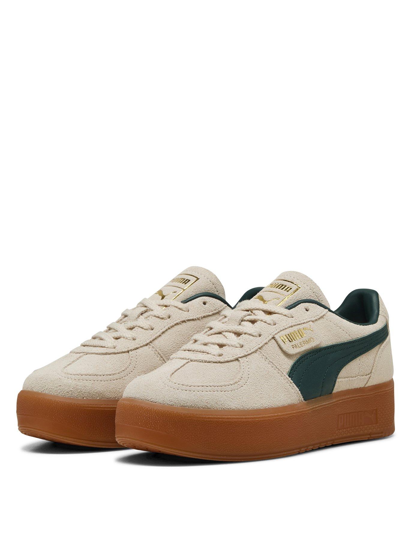 Image 2 of 6 of Puma Women's Palermo Elevata Trainers - Green