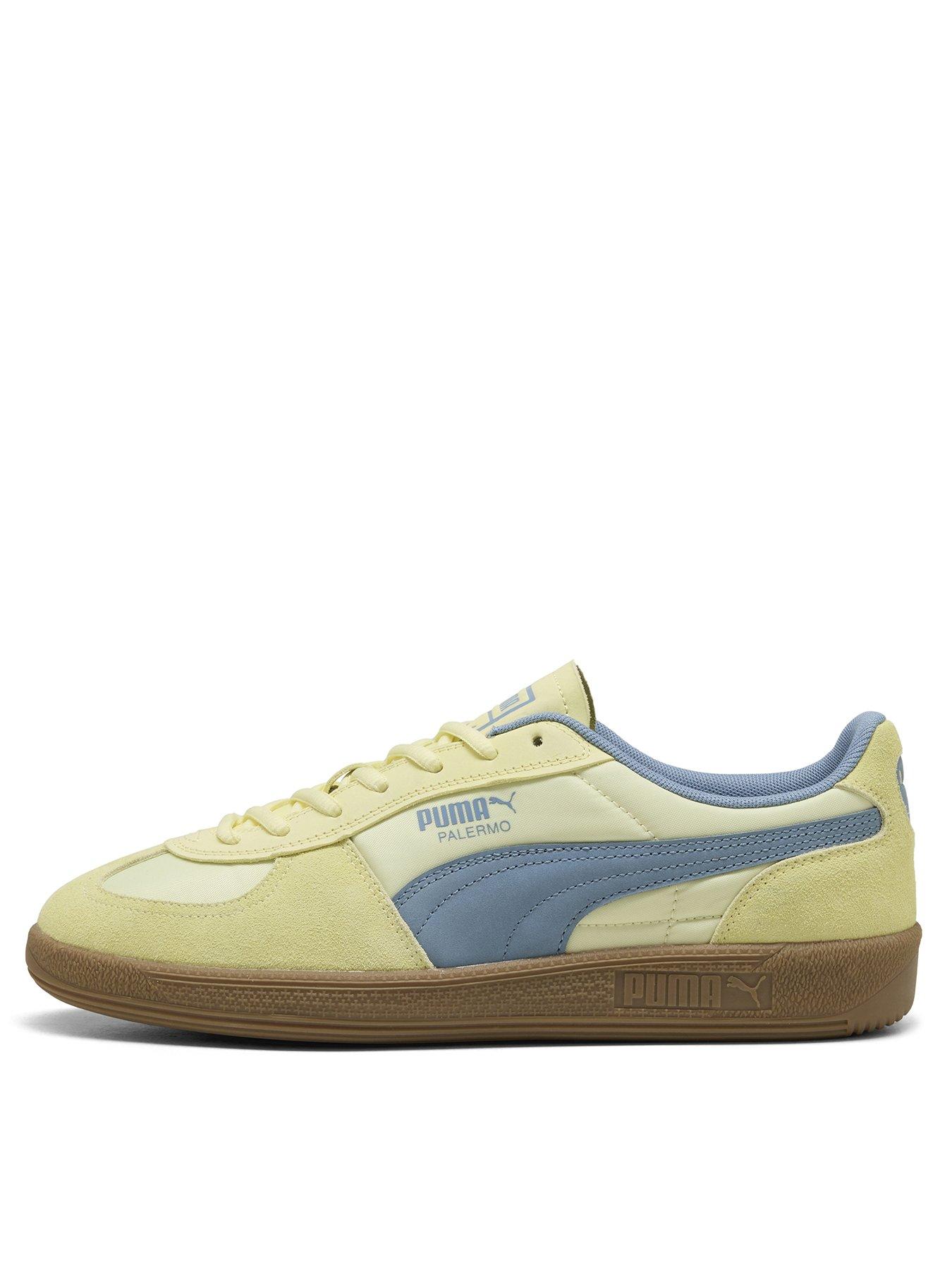 Puma Womens Palermo Tongue Trainers - Lemon