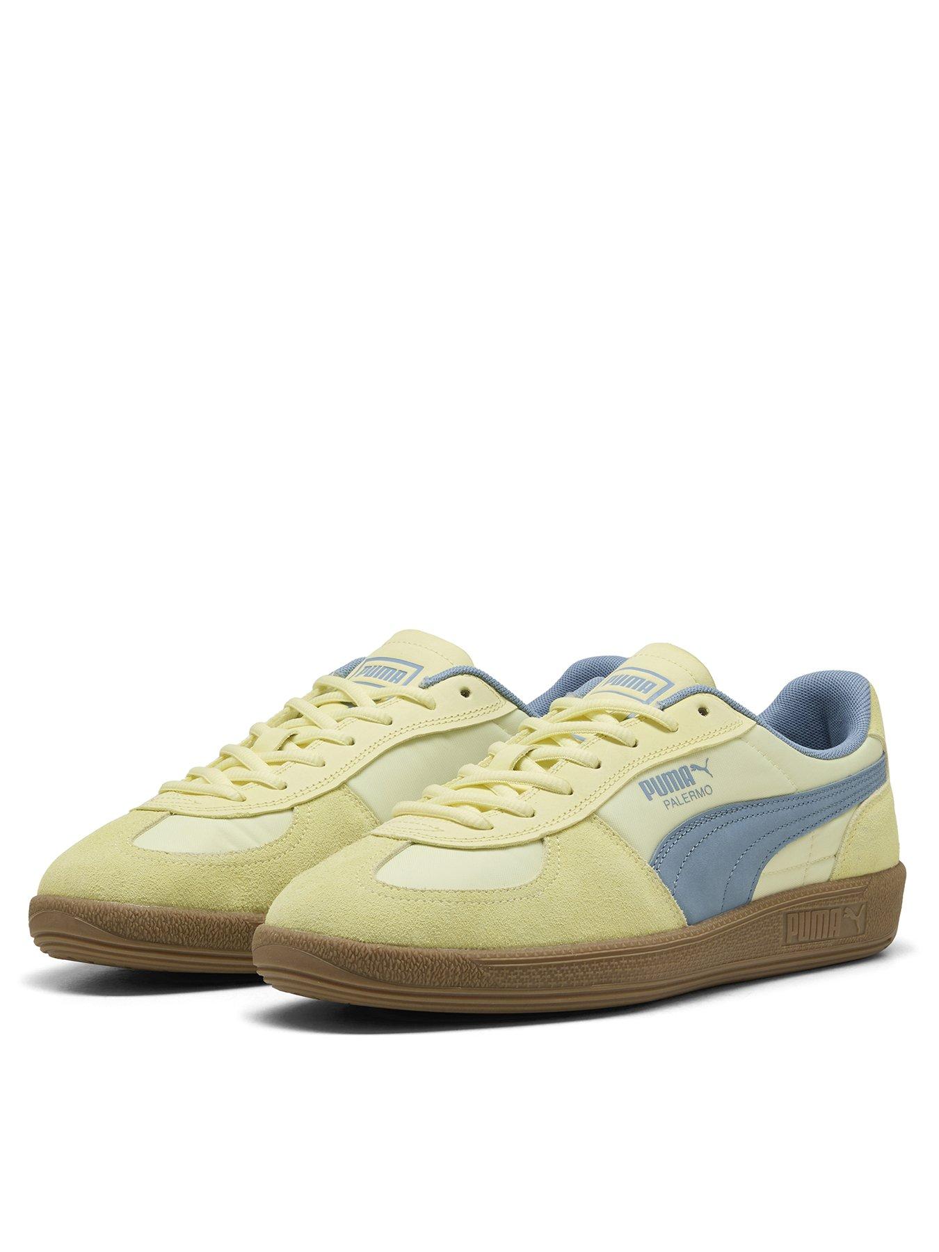 puma-womens-palermo-tongue-trainers-lemonstillFront