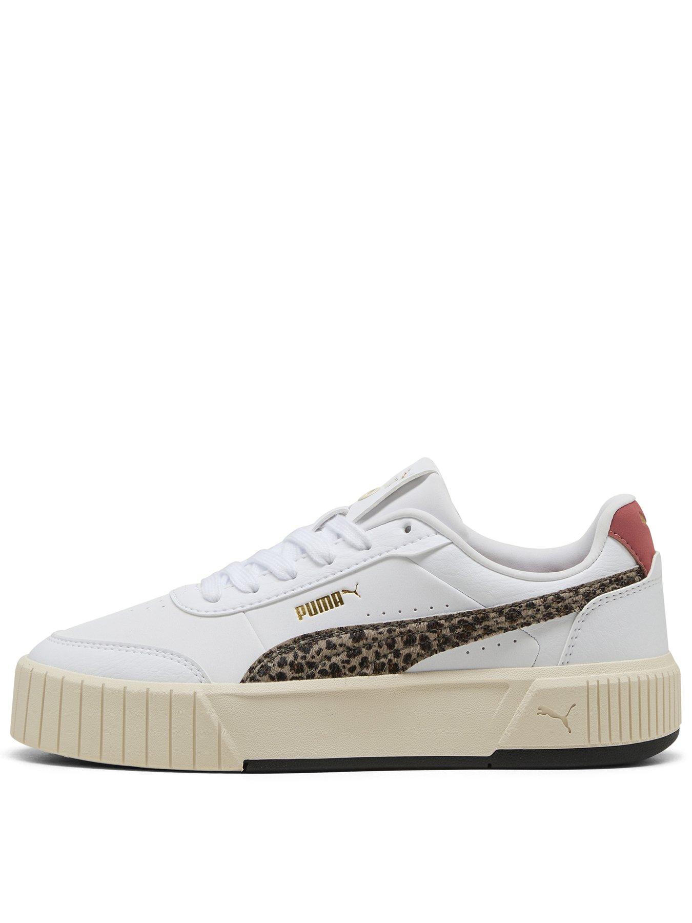 Puma Women's Carina Mia Animal Flair Trainers - White