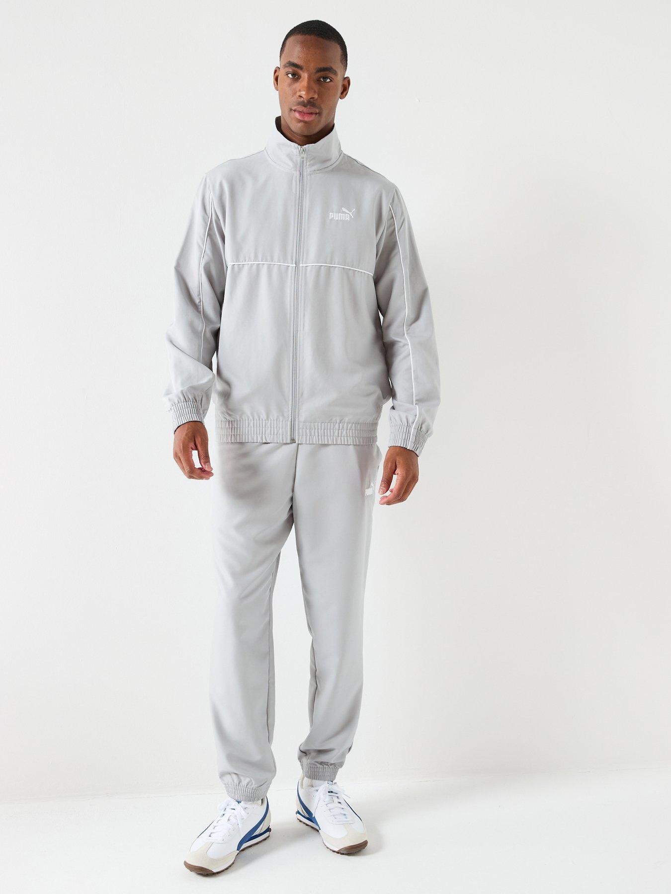 Puma Mens Woven Tracksuit - Grey