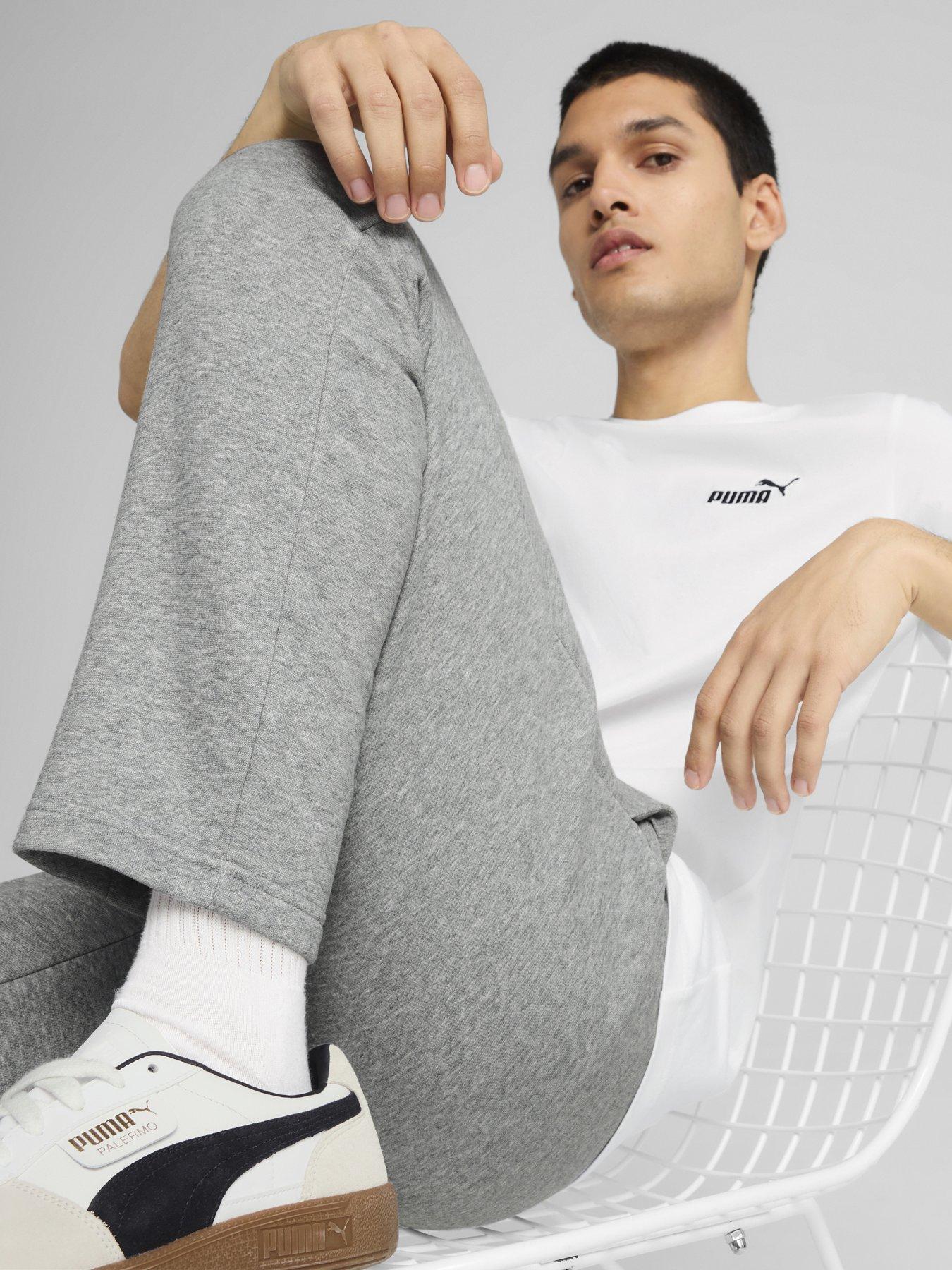 Image 3 of 6 of Puma Mens Essentials No 1 Logo Sweatpants - Grey