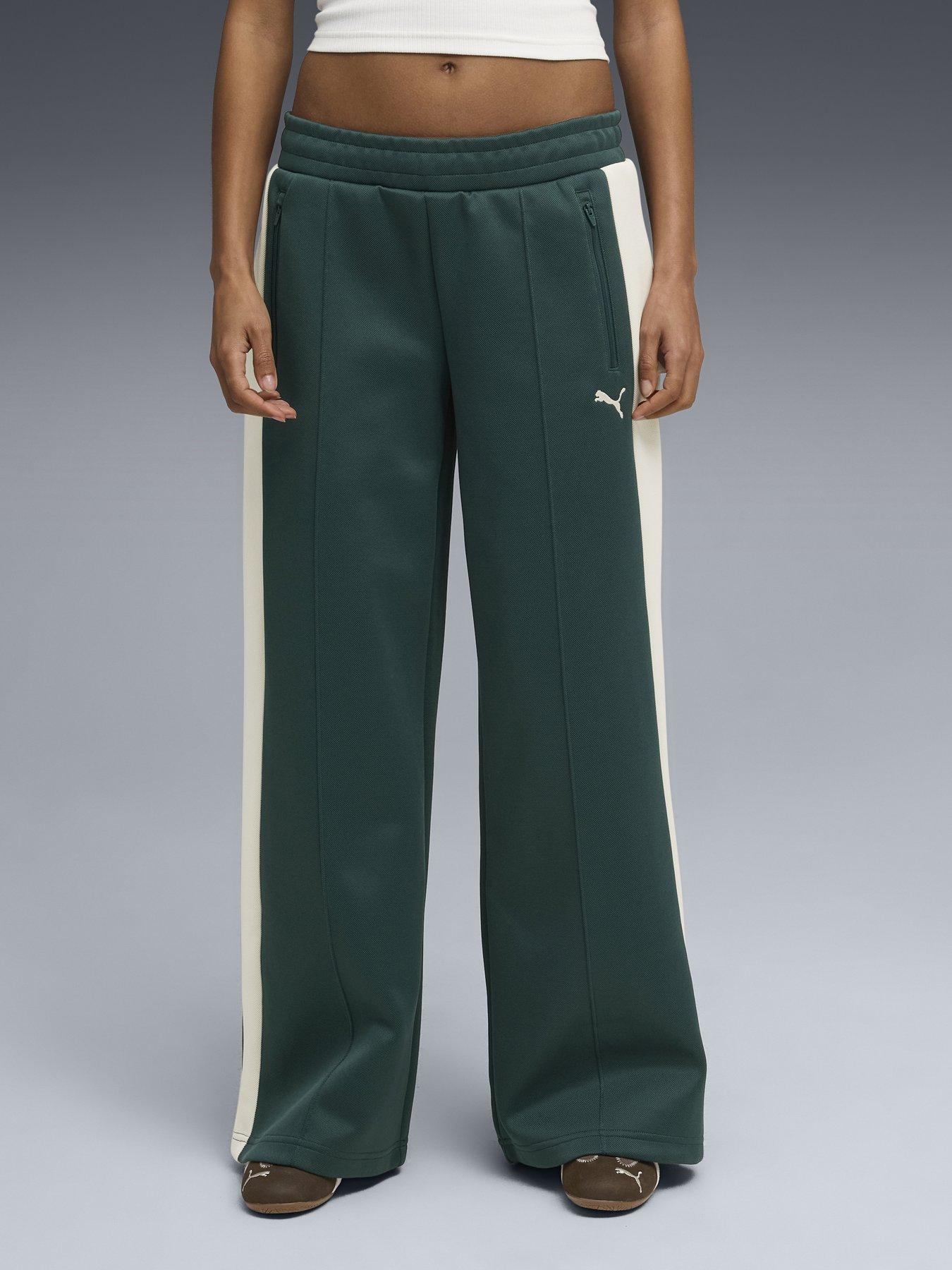 Puma T7 Low Rise Track Pants - Green