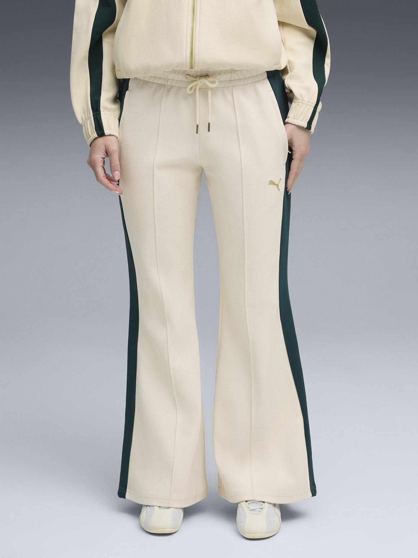 Puma T7 Flared Pants - White