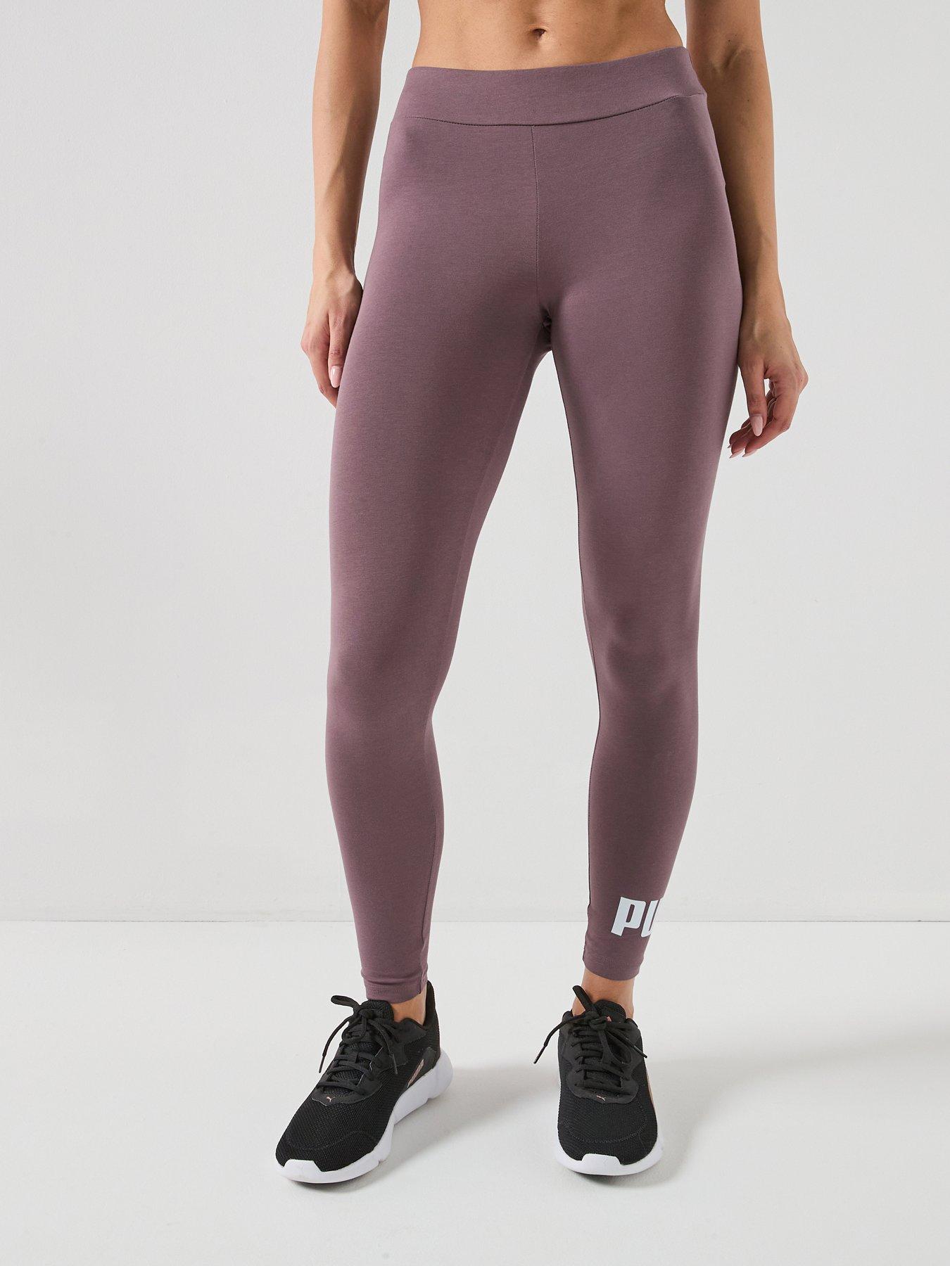 Image 1 of 5 of Puma Ess No 1 Logo Leggings - Red