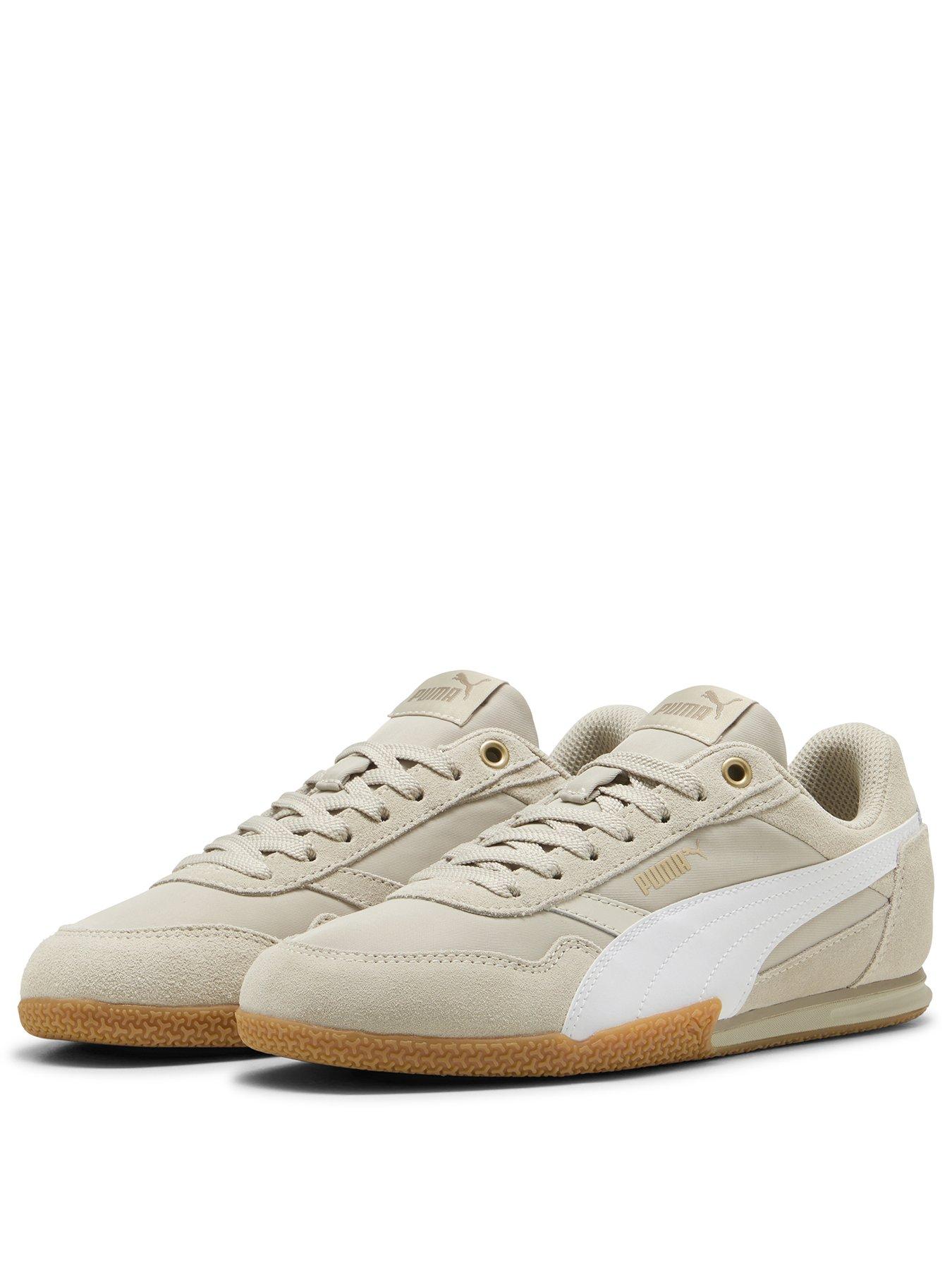 puma-womens-bella-donna-nylon-trainers-beigestillFront
