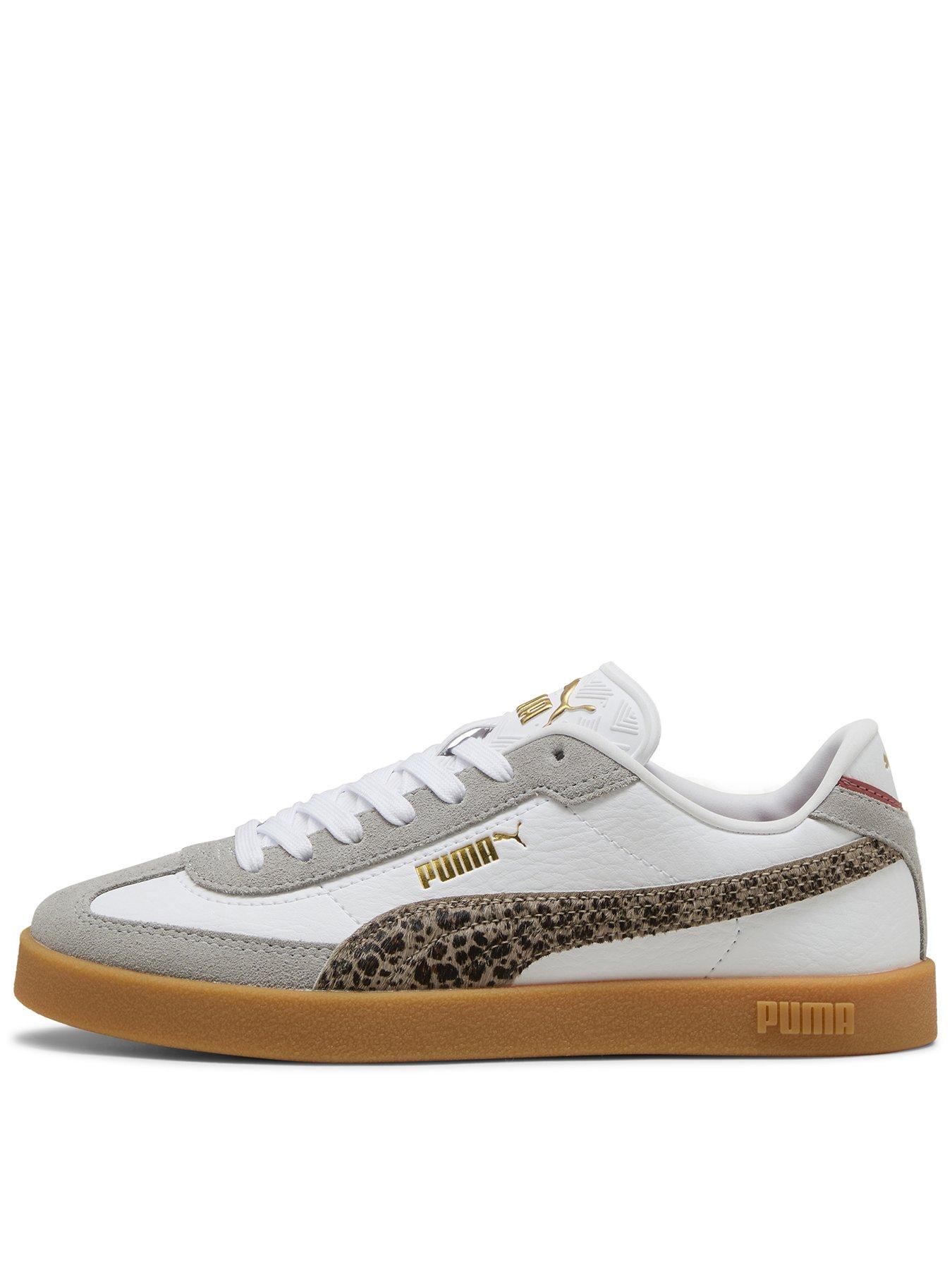 Puma Women's Club II Era Animal Flair Trainers - White