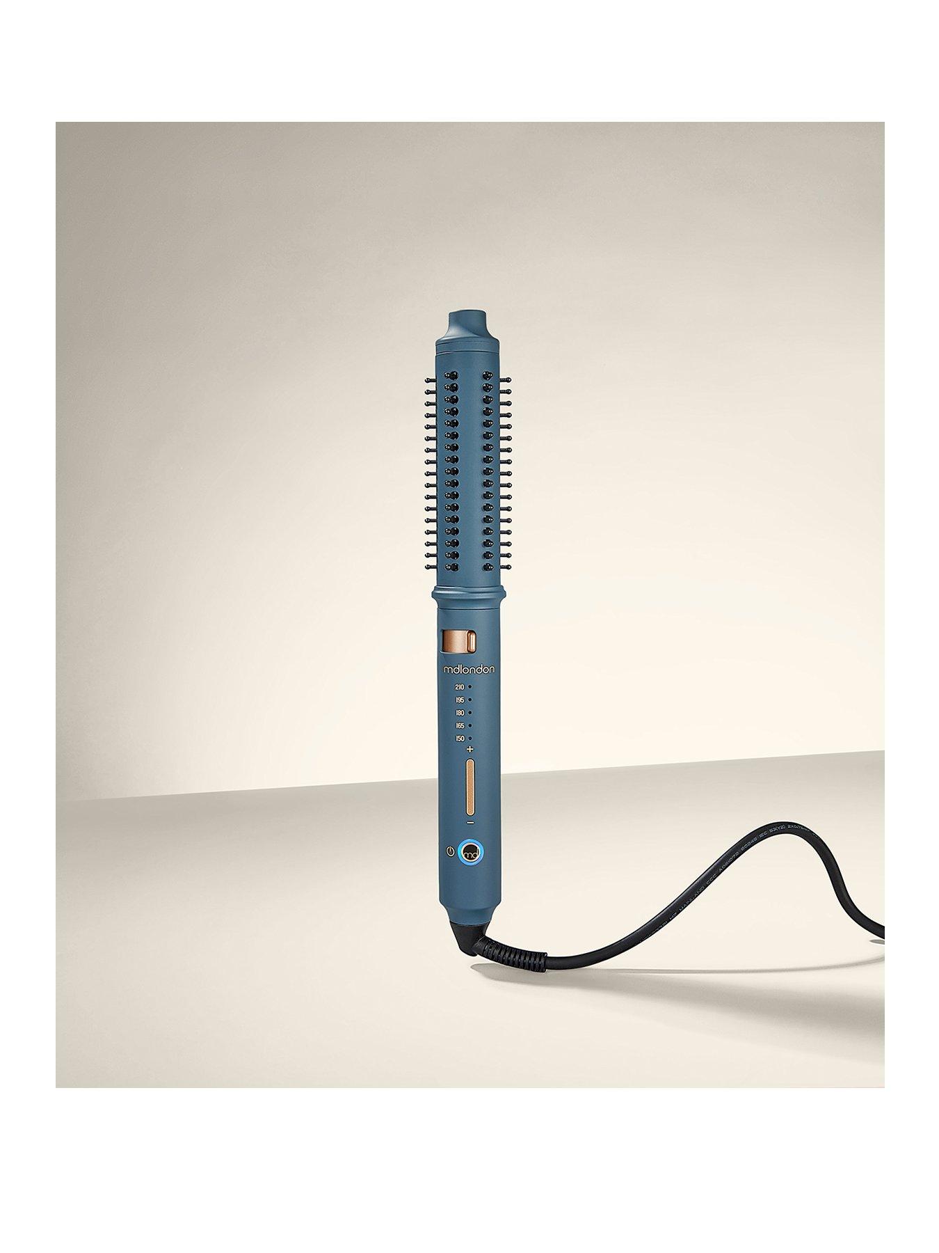 mdlondon Wave Hot Brush  &  Curler - Blue
