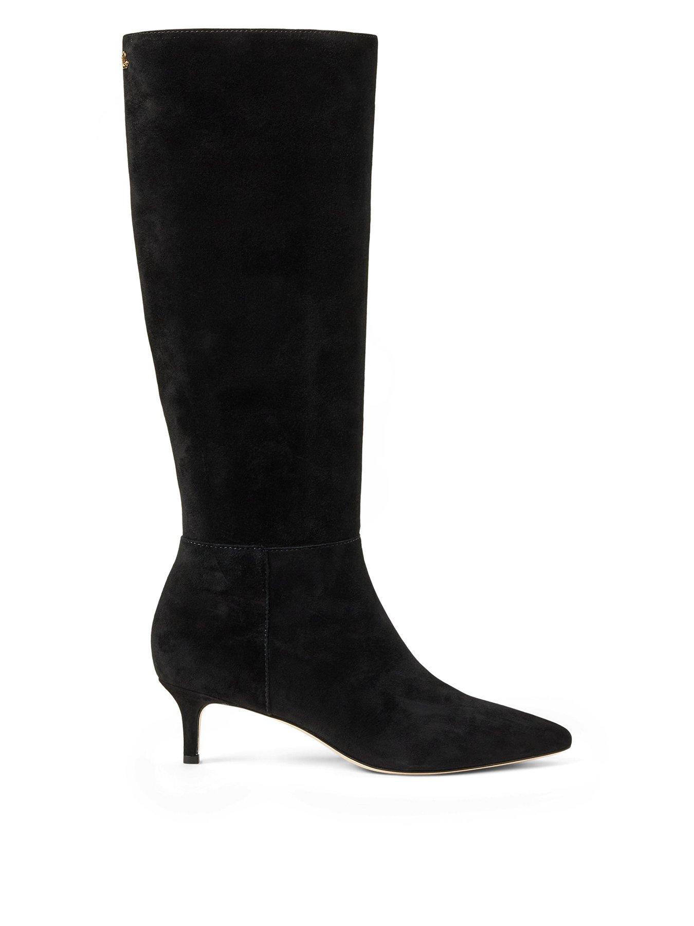 Lauren by Ralph Lauren Mckay High Leg Boot Heel - Black