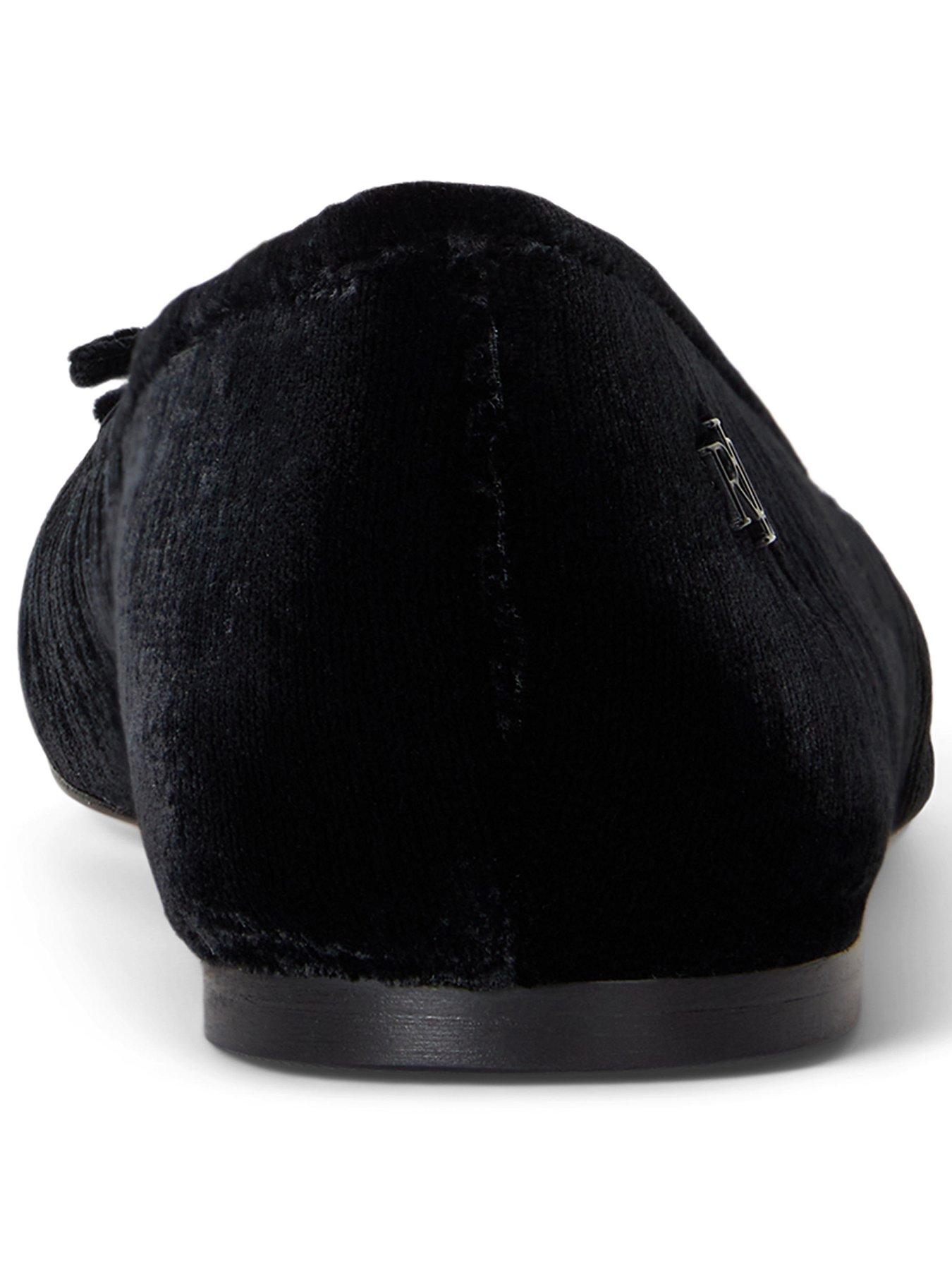 Image 3 of 4 of Lauren by Ralph Lauren Jayna Flat Bellet Shoe - Black