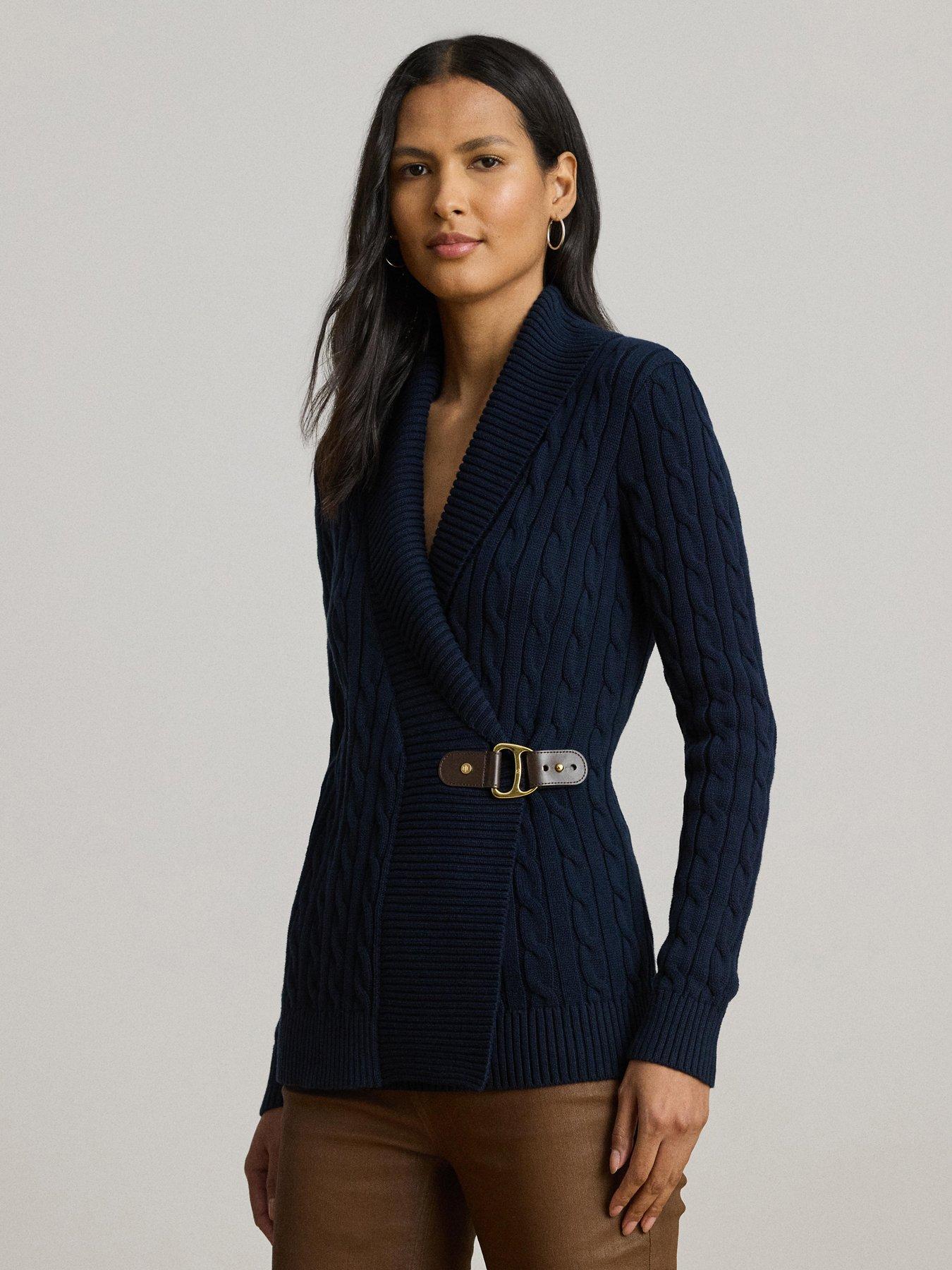 Lauren by Ralph Lauren Donato Long Sleeve Sweater - Navy