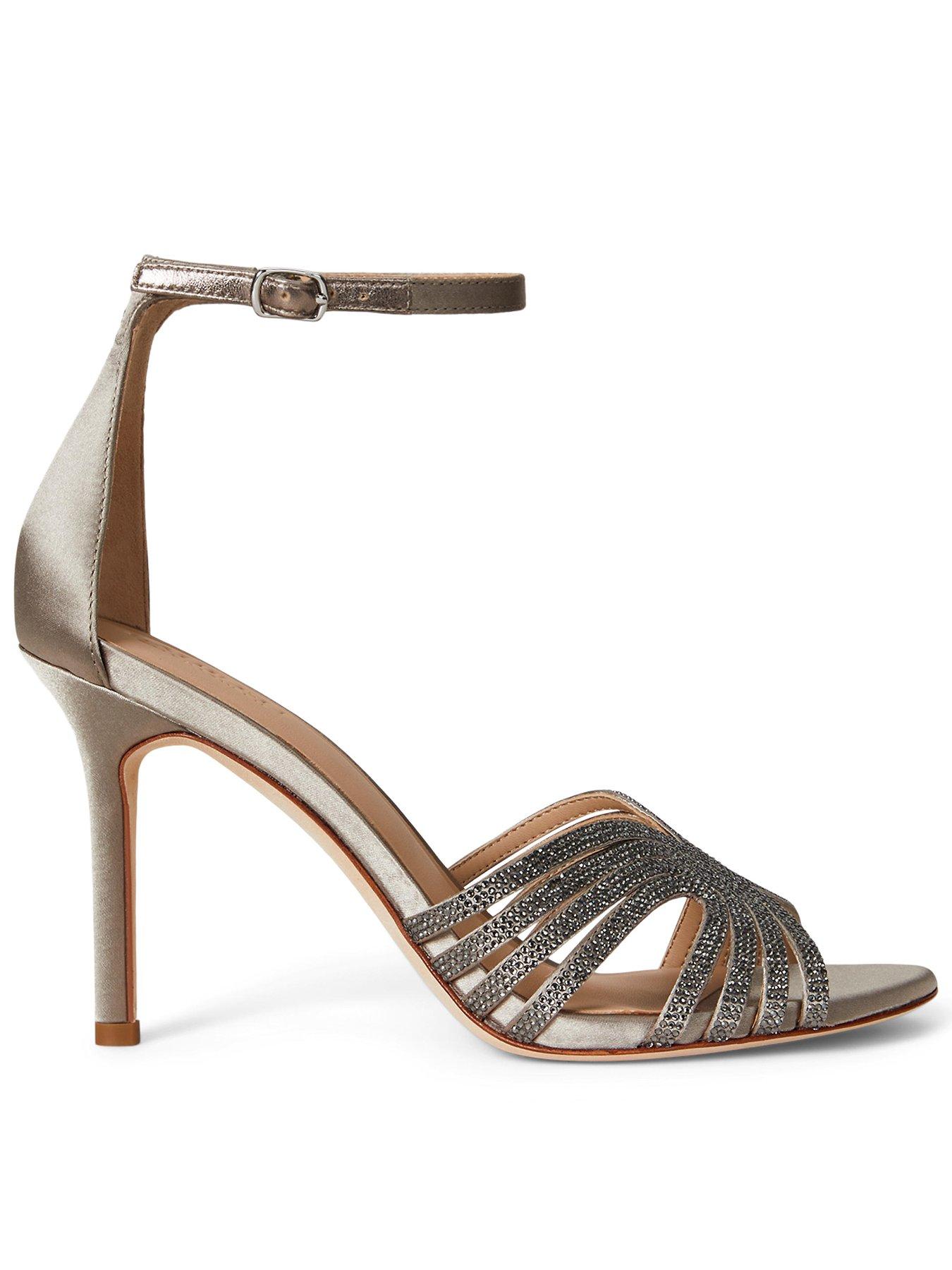 Lauren by Ralph Lauren Allie Strap Heels - Taupe Brown