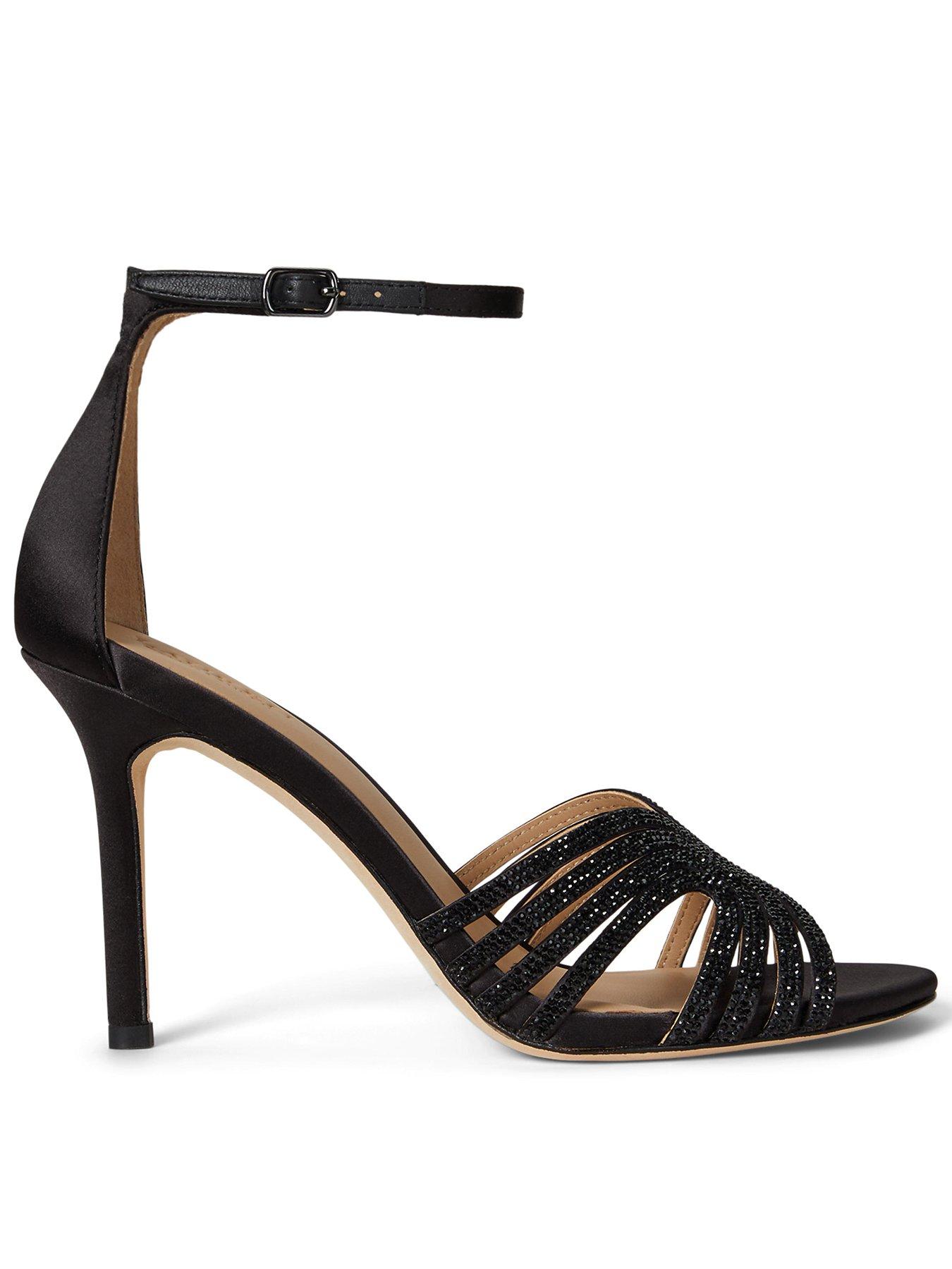 Lauren by Ralph Lauren Allie Strap Heels -Jet Black
