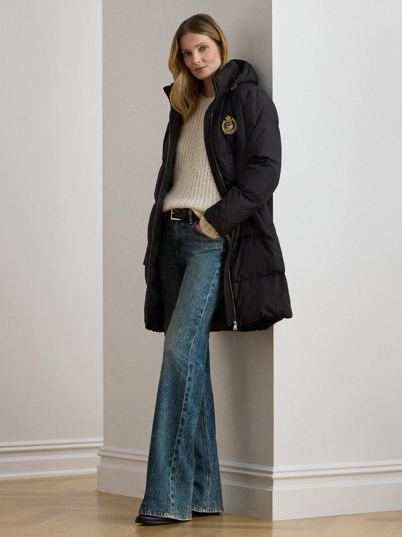 Lauren by Ralph Lauren Padded Puffer Coat - Black